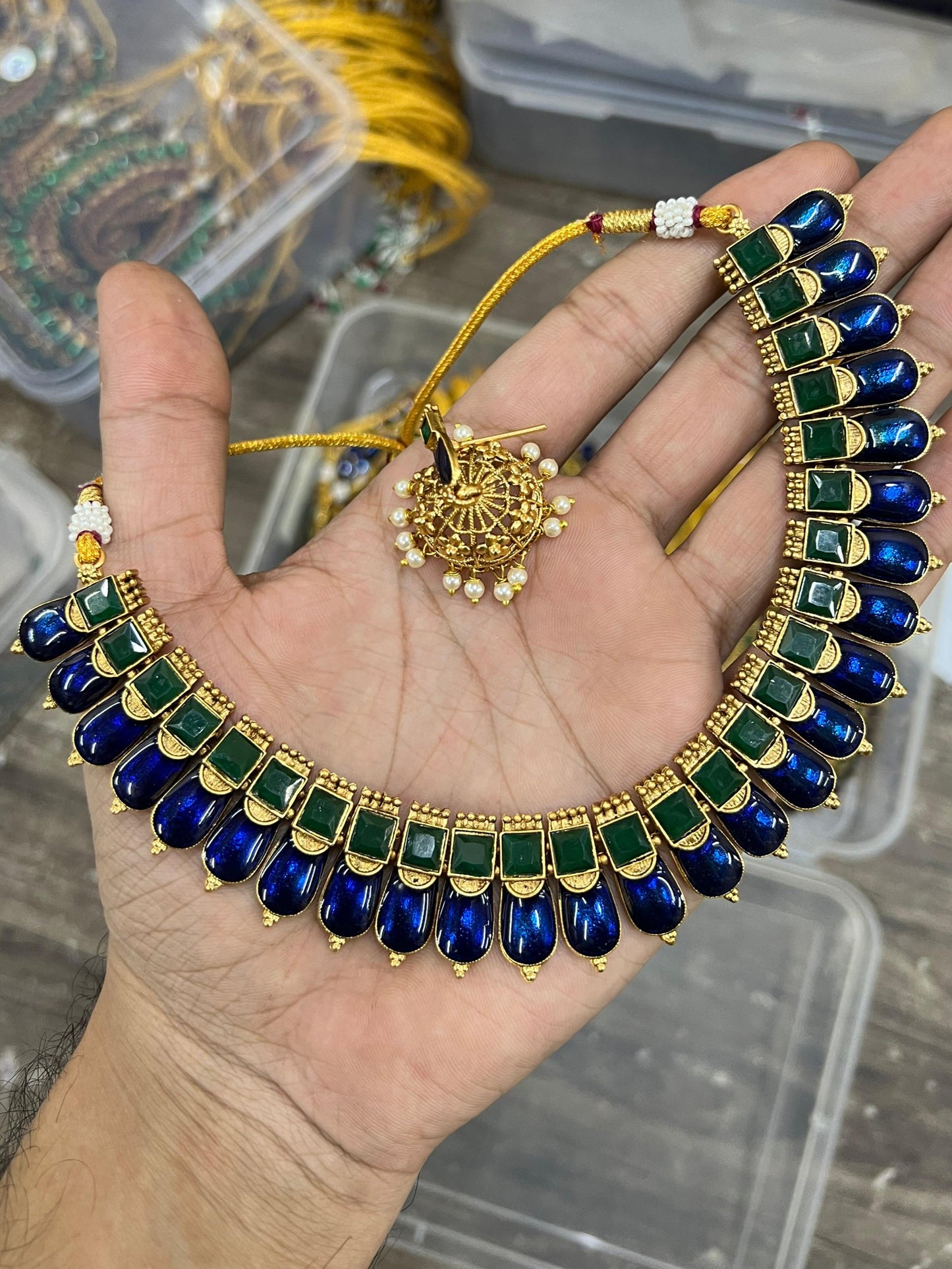 Kovai Palakka Necklace Set