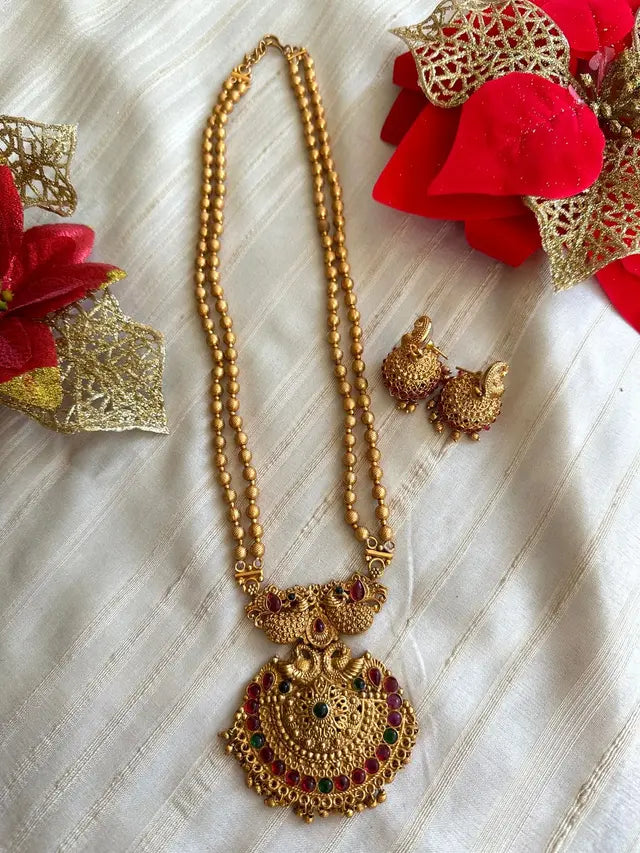 Peacock Pendant Haaram