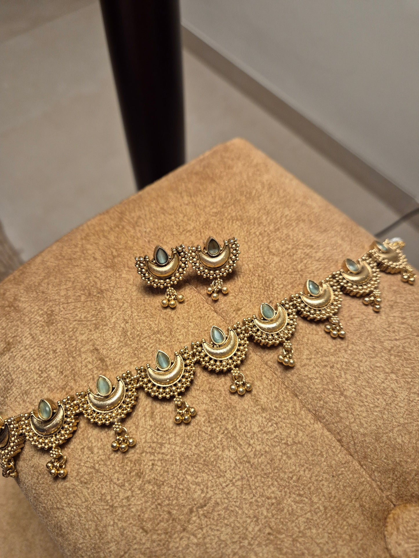 Budgeted Chandabali Ghungroo Necklace