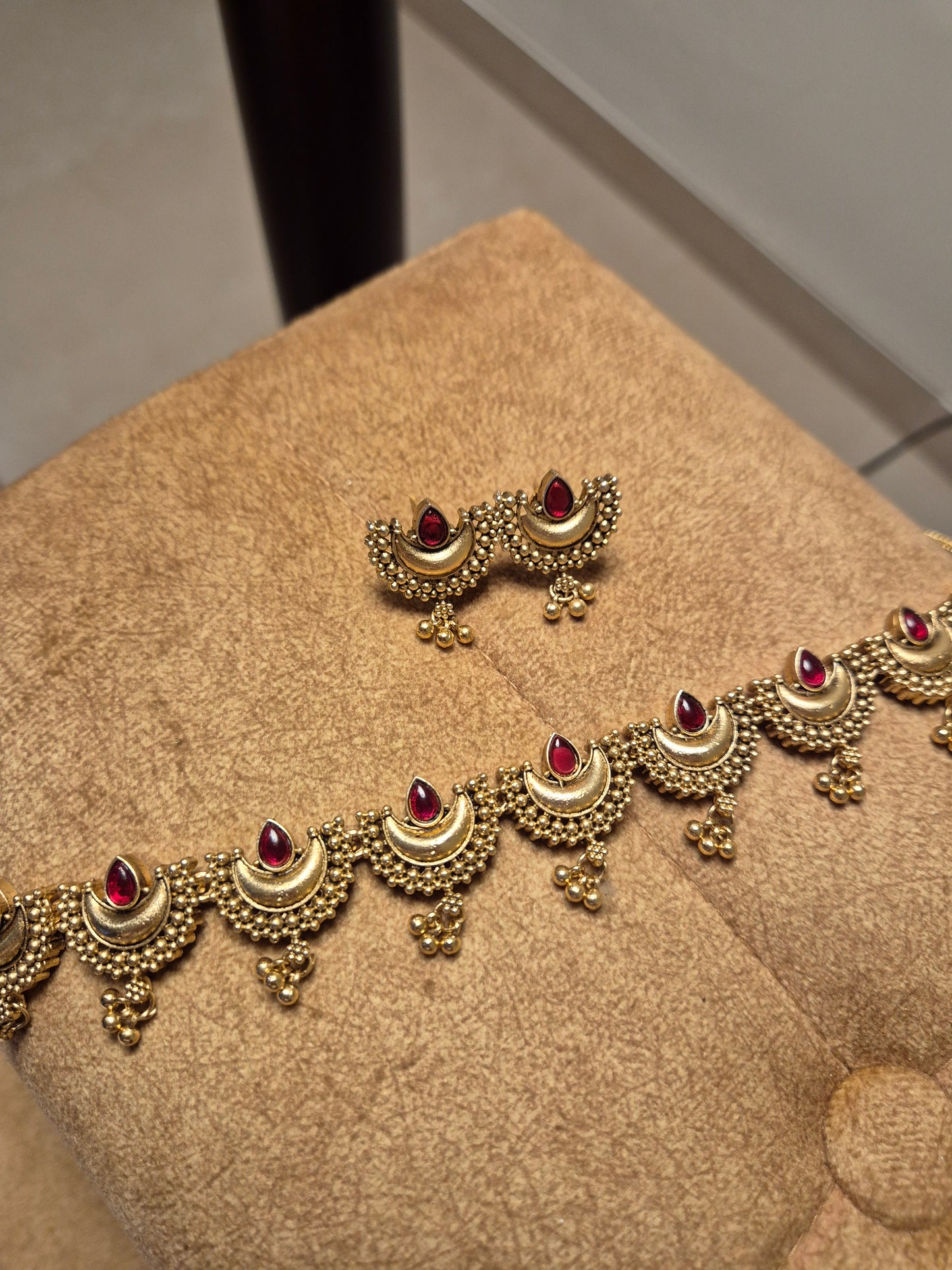 Budgeted Chandabali Ghungroo Necklace