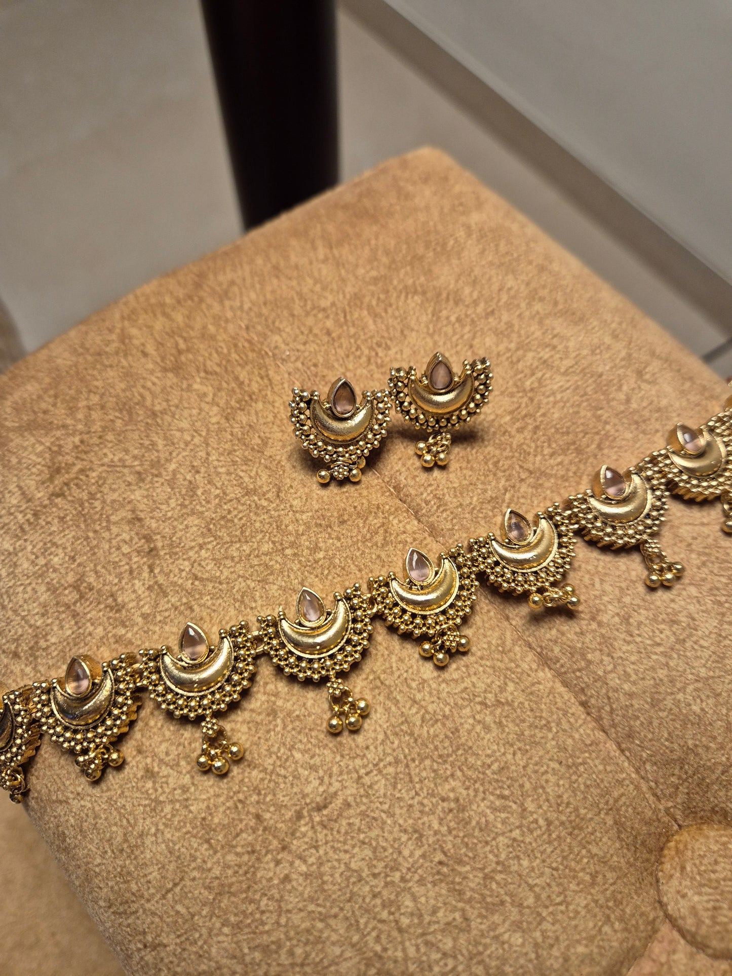 Budgeted Chandabali Ghungroo Necklace