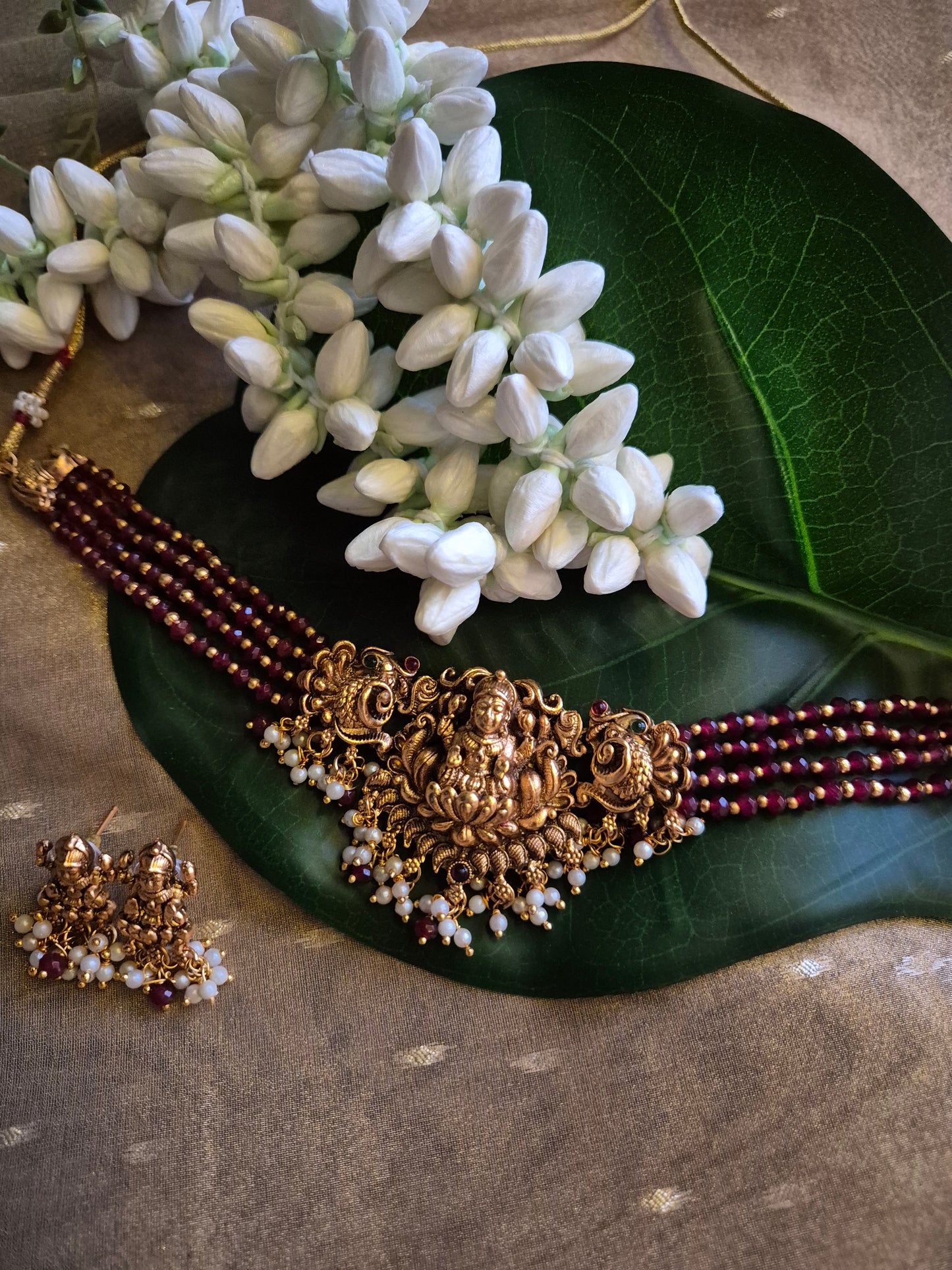 Premium Beaded Devi Choker