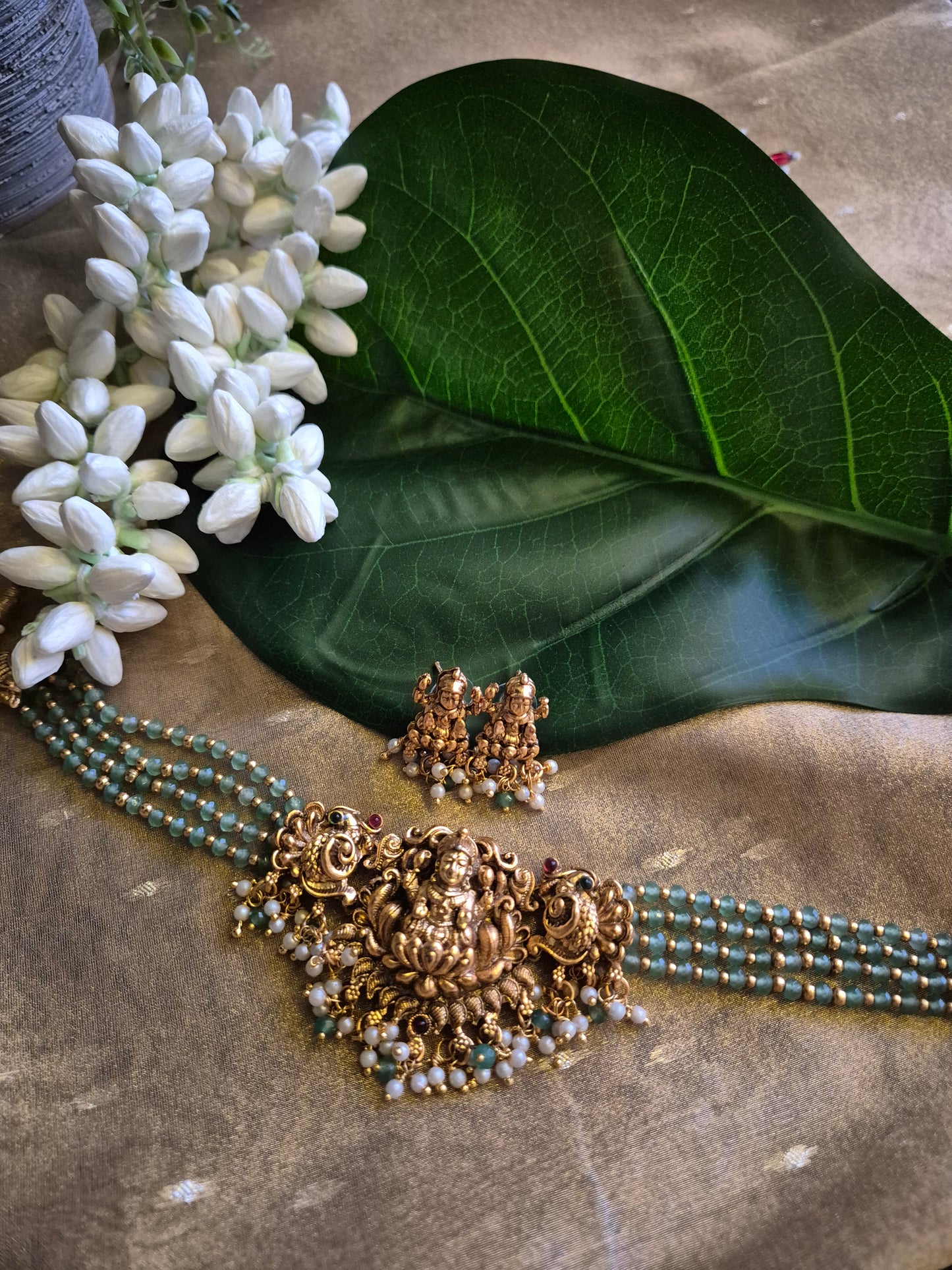 Premium Beaded Devi Choker