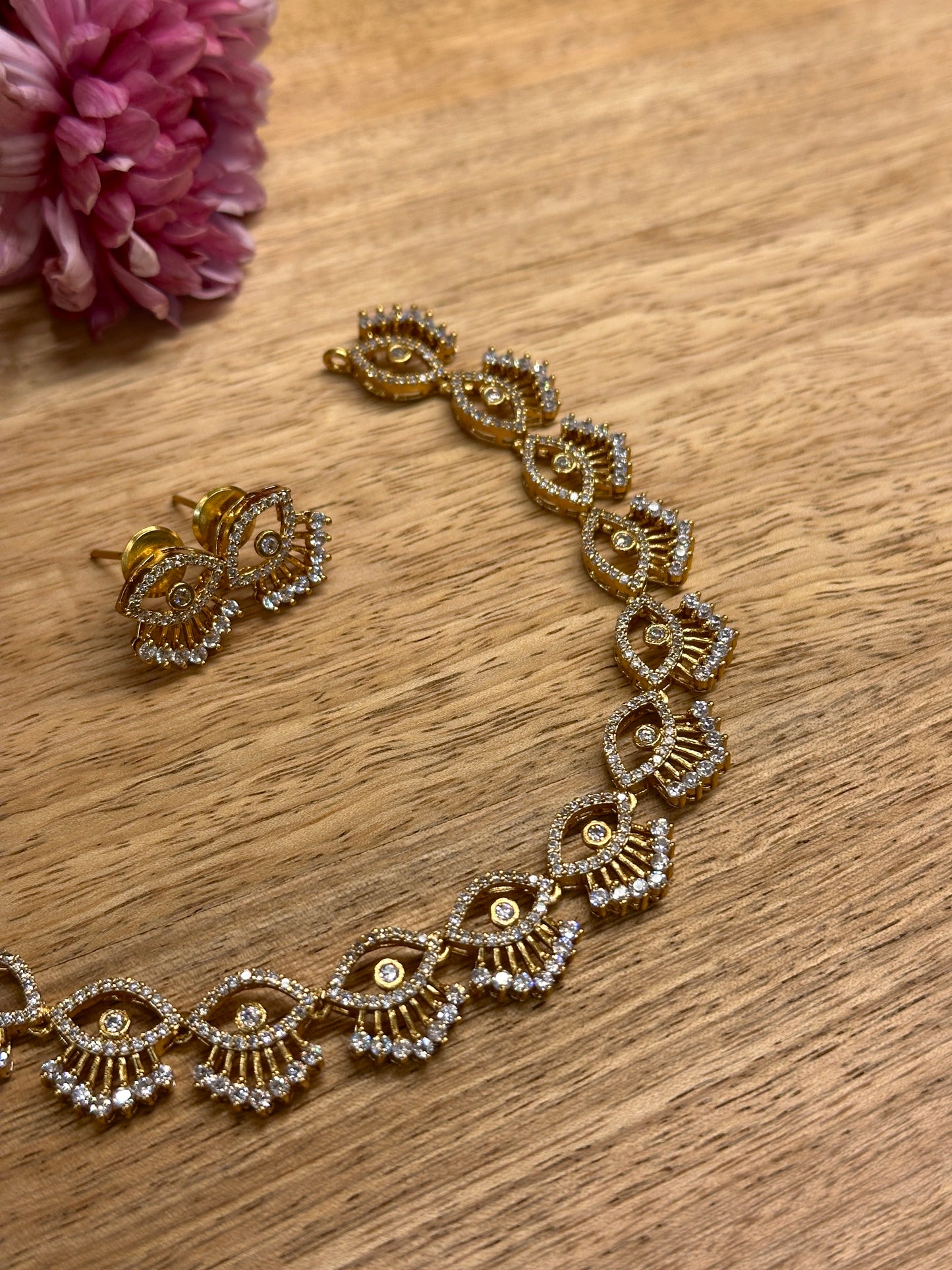 Evil Eye Diamond Necklace