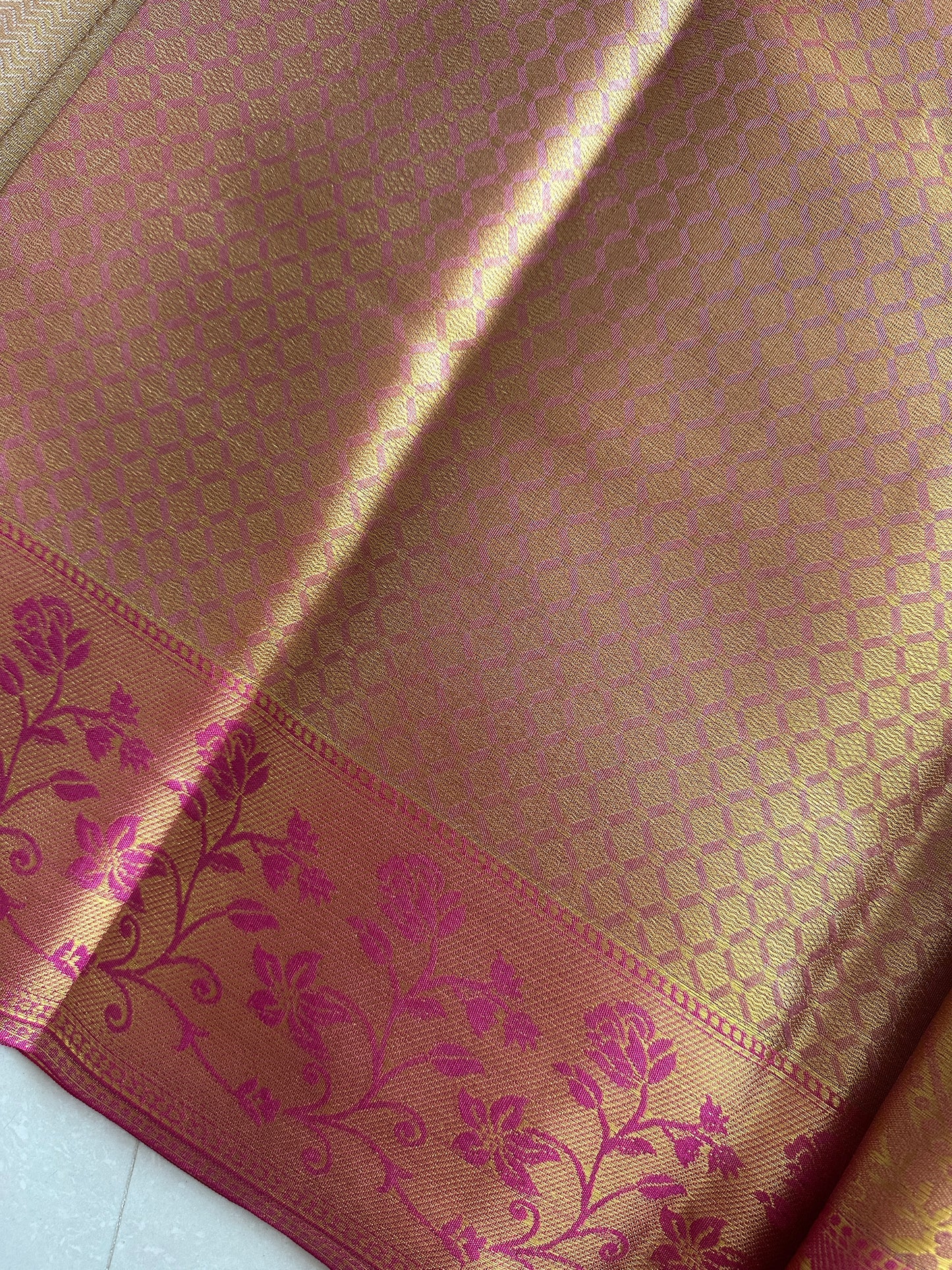 Jyothika Inspired Floral Embroidered Version