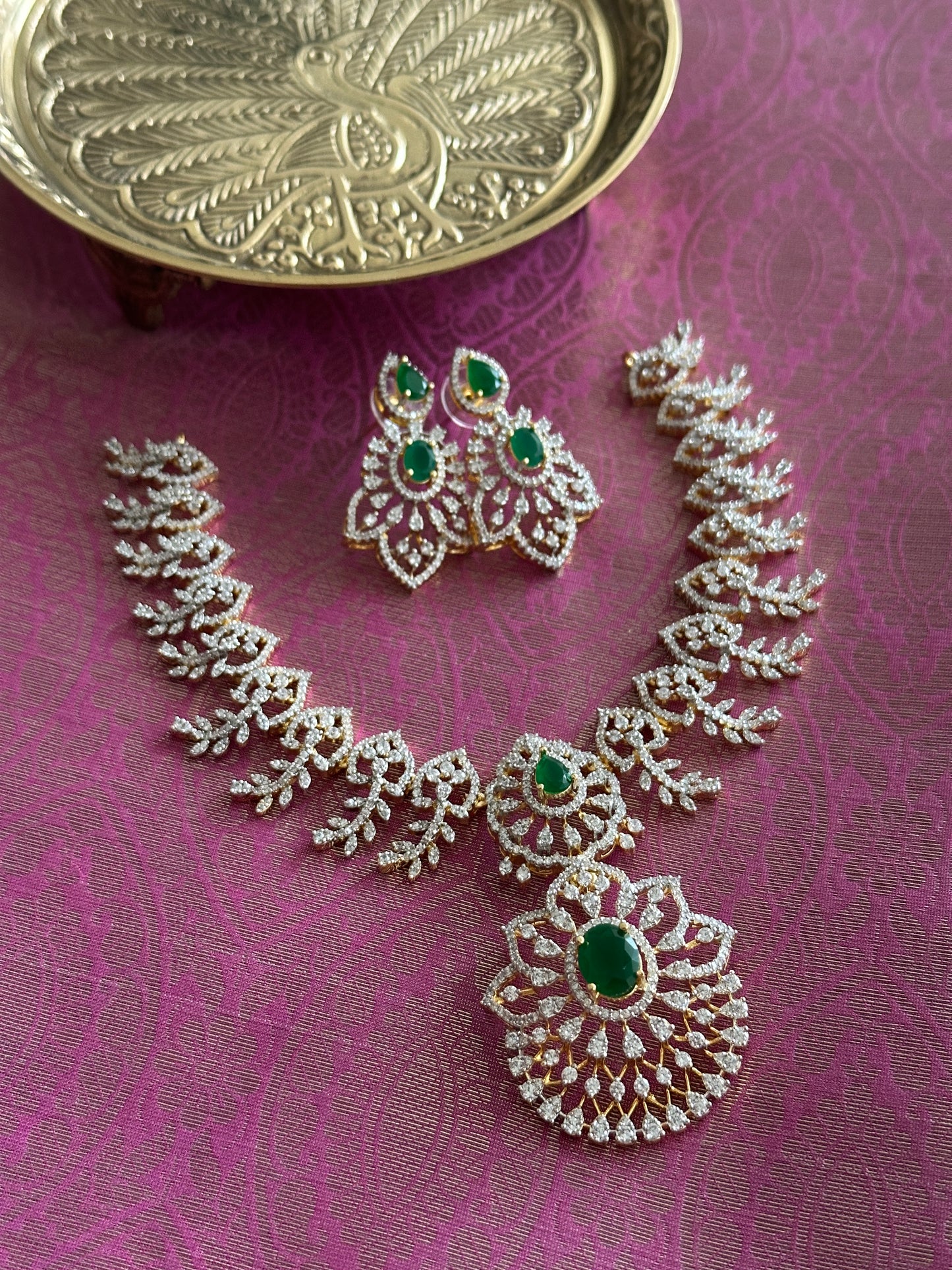 Vines AD Necklace with Removable Pendant