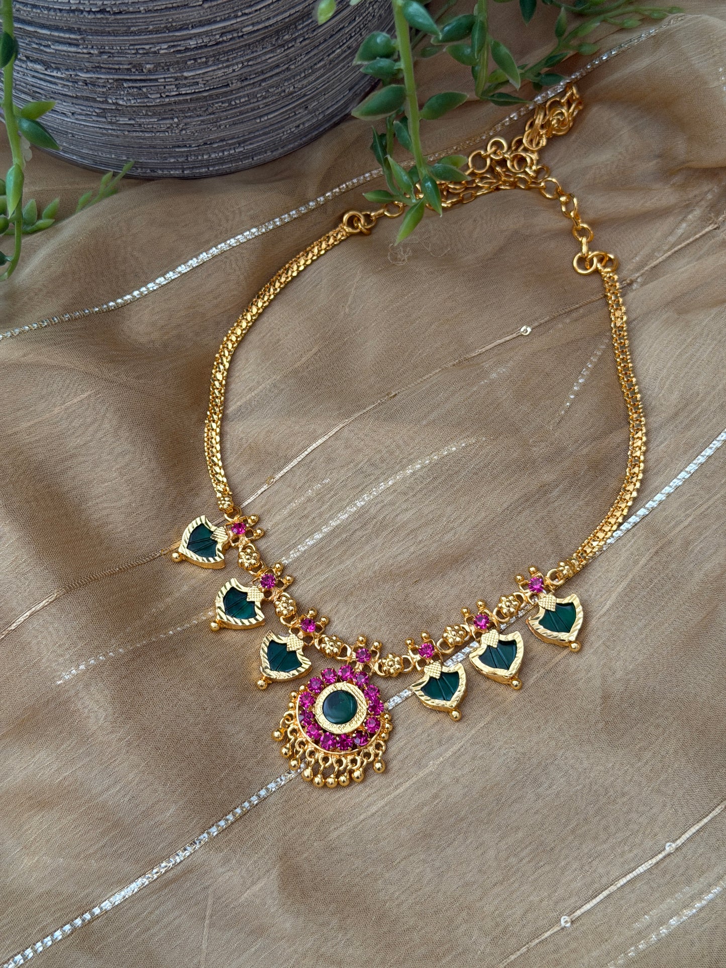 Light Weighted 1Gm Palakka Necklace