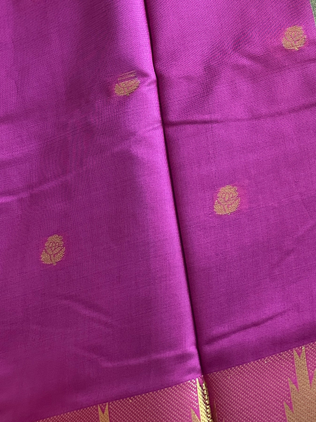 Turquoise Blue Semi Silk Saree