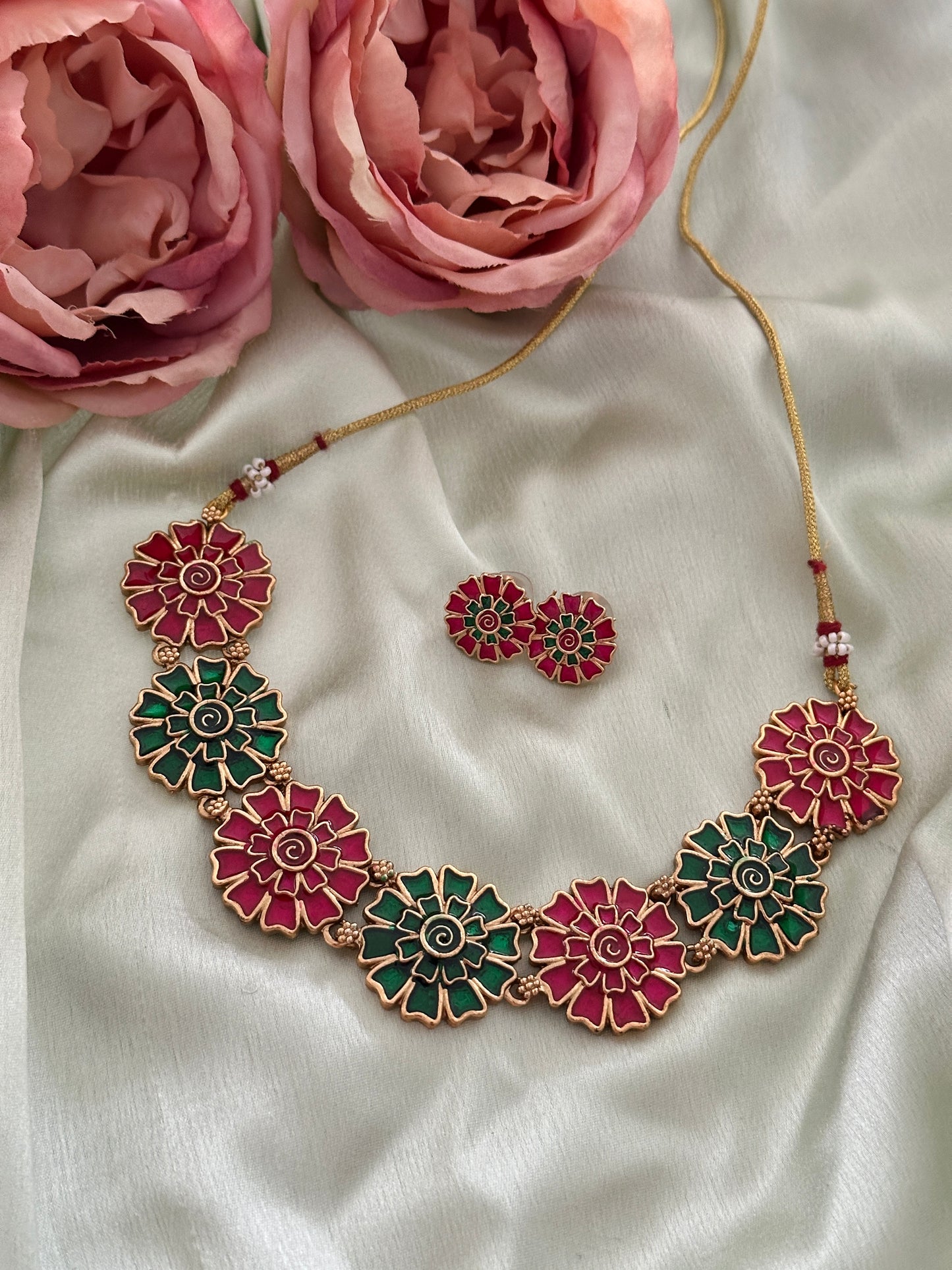 Matthapoo Enamel Necklace