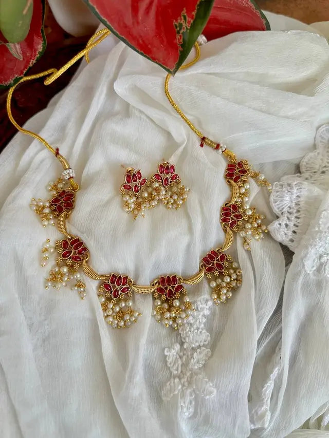Sarojini Guttapulusu Necklace set