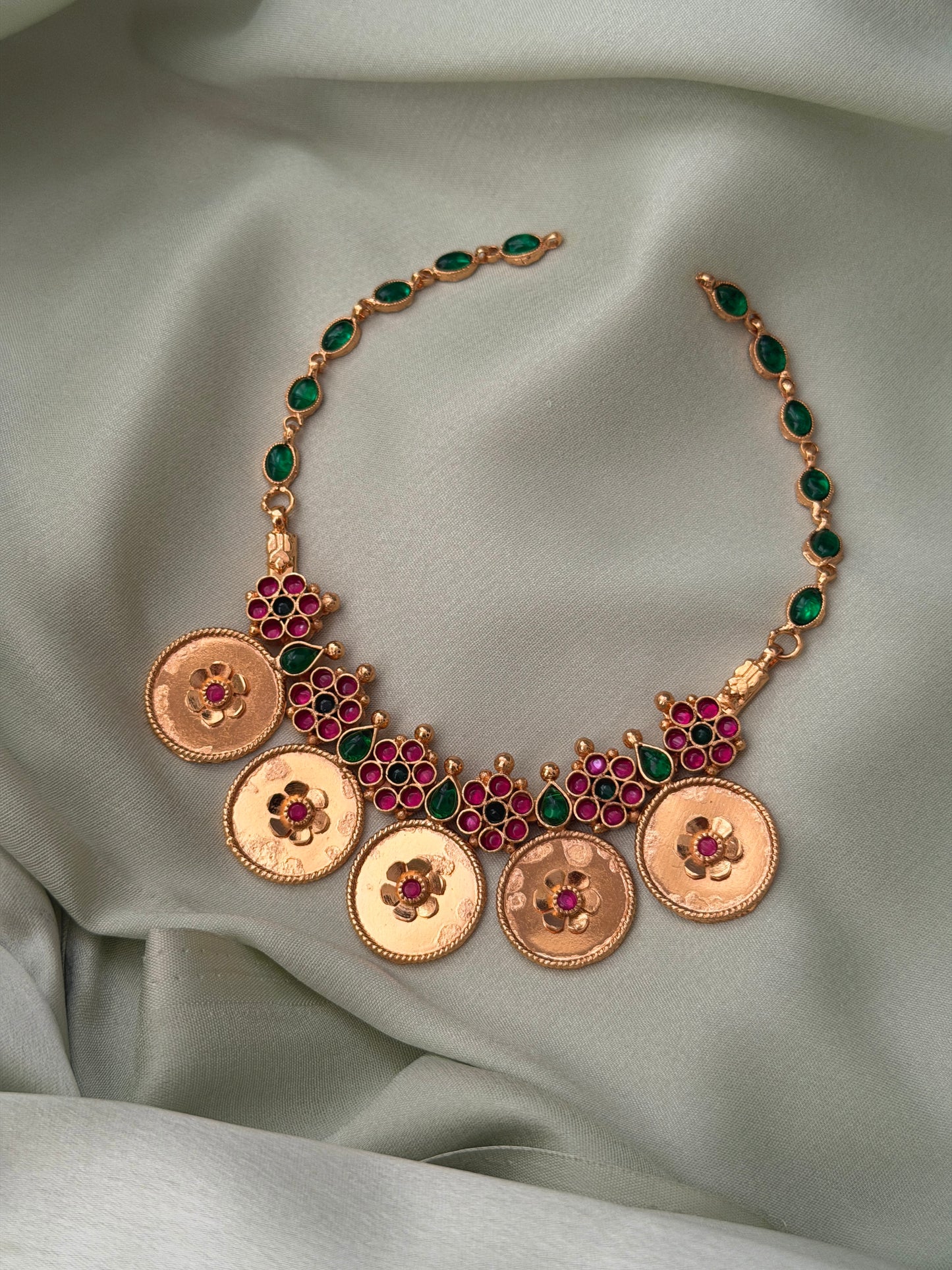 Subhadra 1 Gm Gold Kaashu Choker