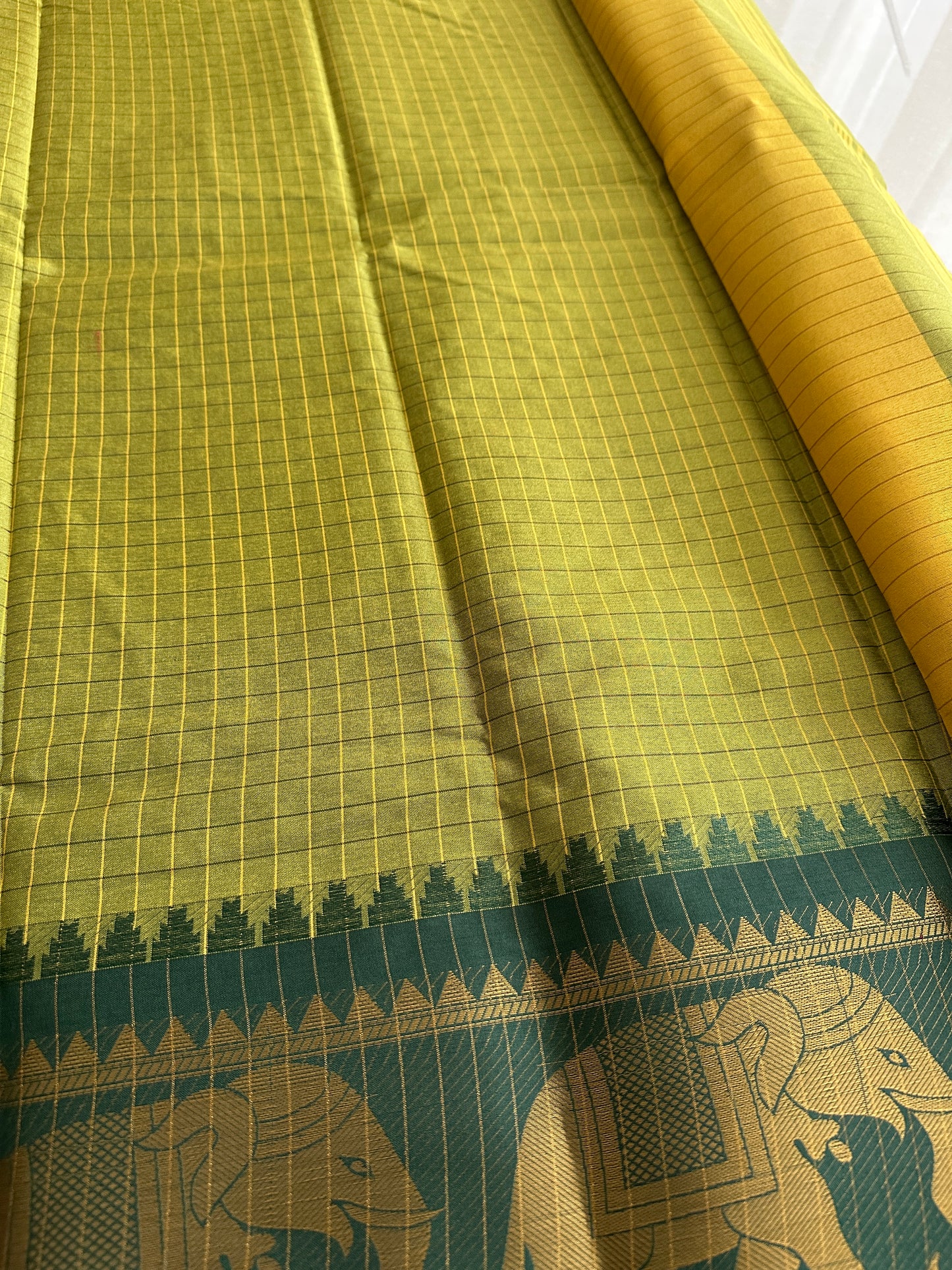Tusker Chettinad Cotton Silk Saree