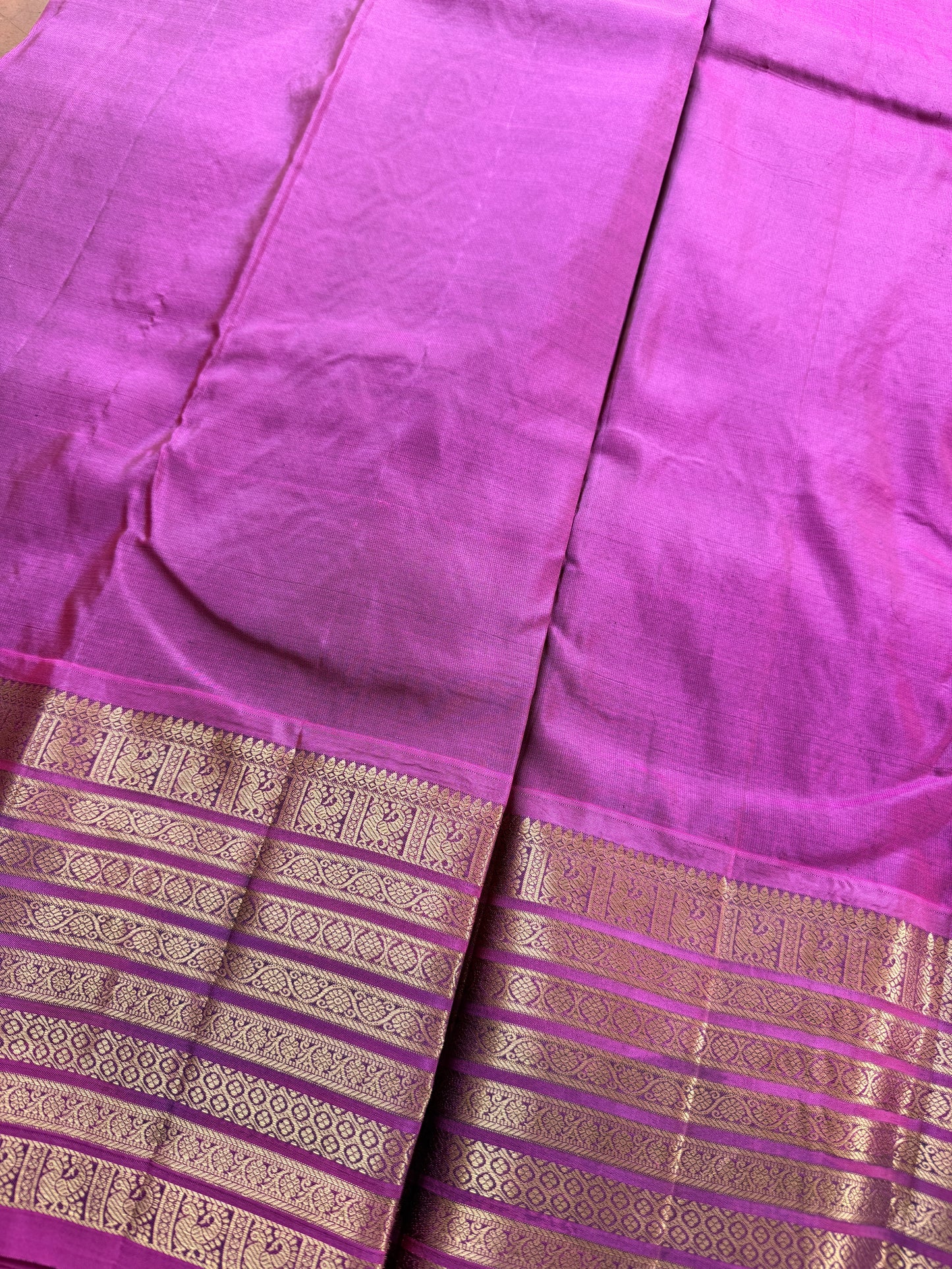 Mehendi Green Handloom Silk Saree