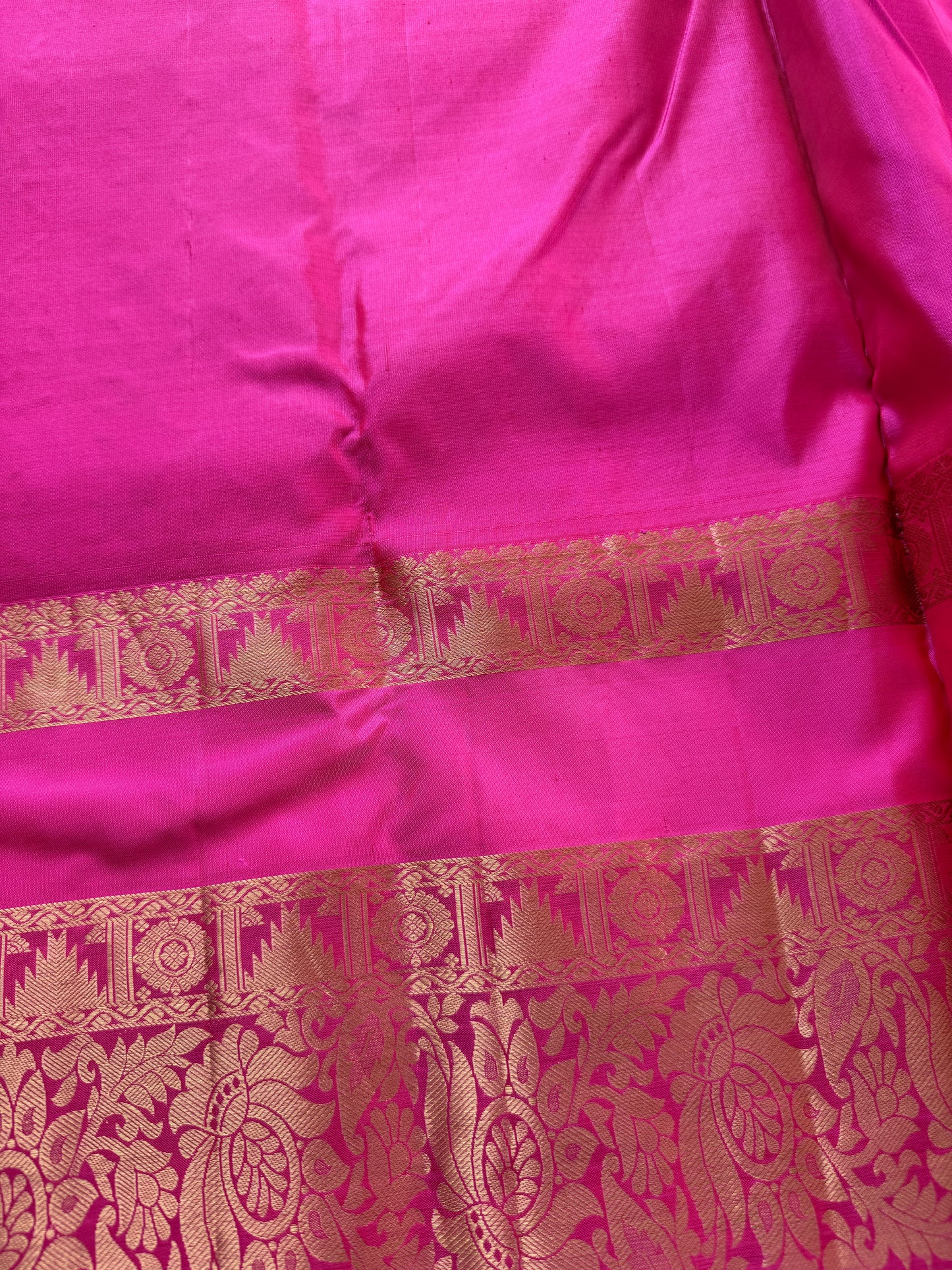 Cadbury Purple Handloom Silk Saree