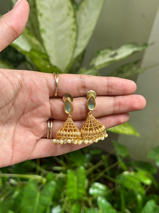 Non idol matte Jhumkas