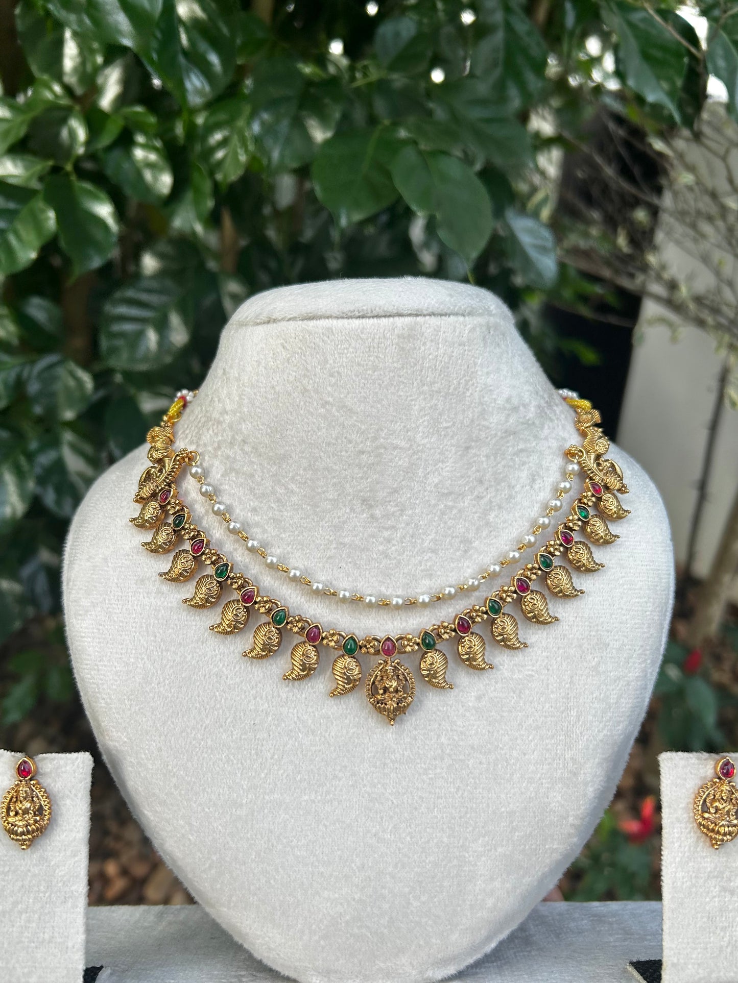 Pearl x Mango Dual Layer Necklace