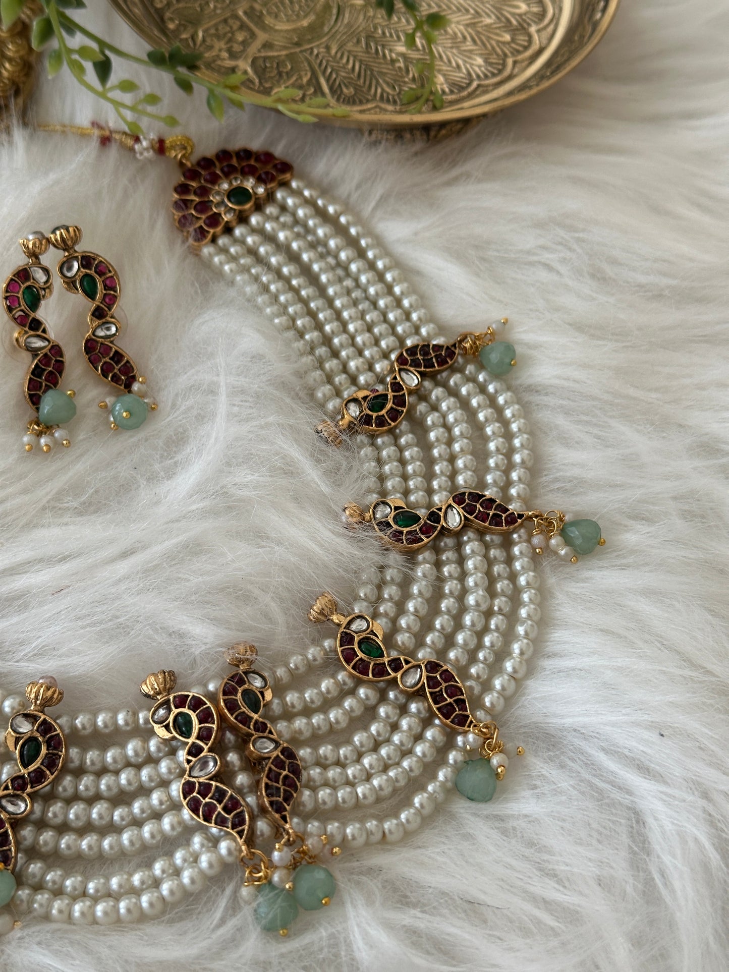Layered Beaded Azura Necklace