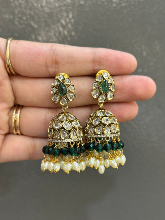 Premium Polki Jhumkas v2.0
