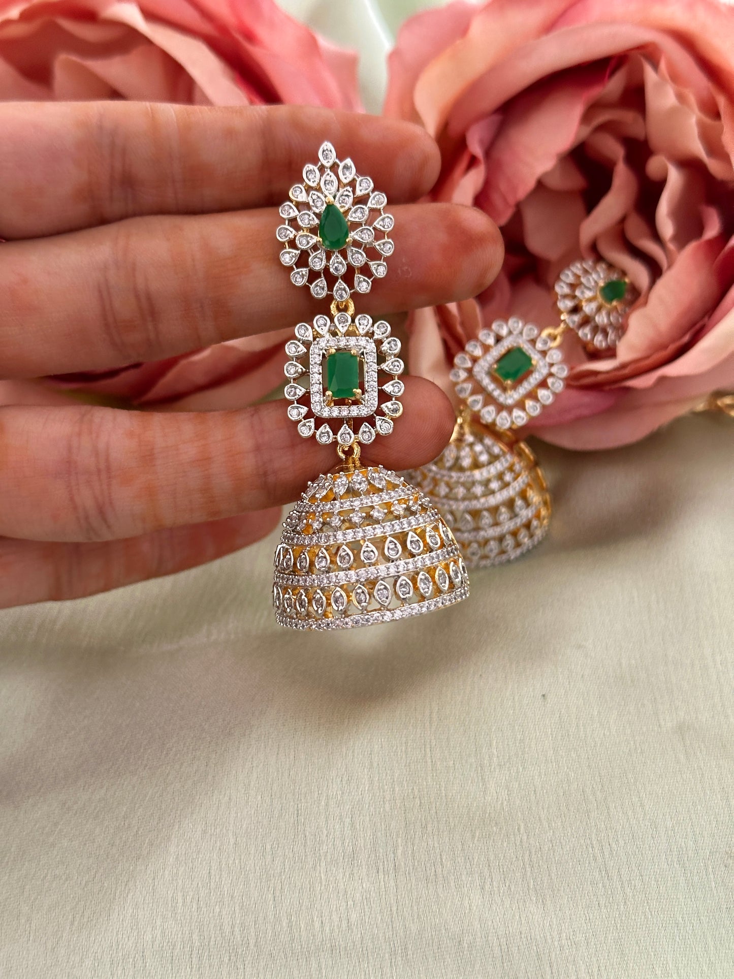 Misba AD Pendant Haaram Set