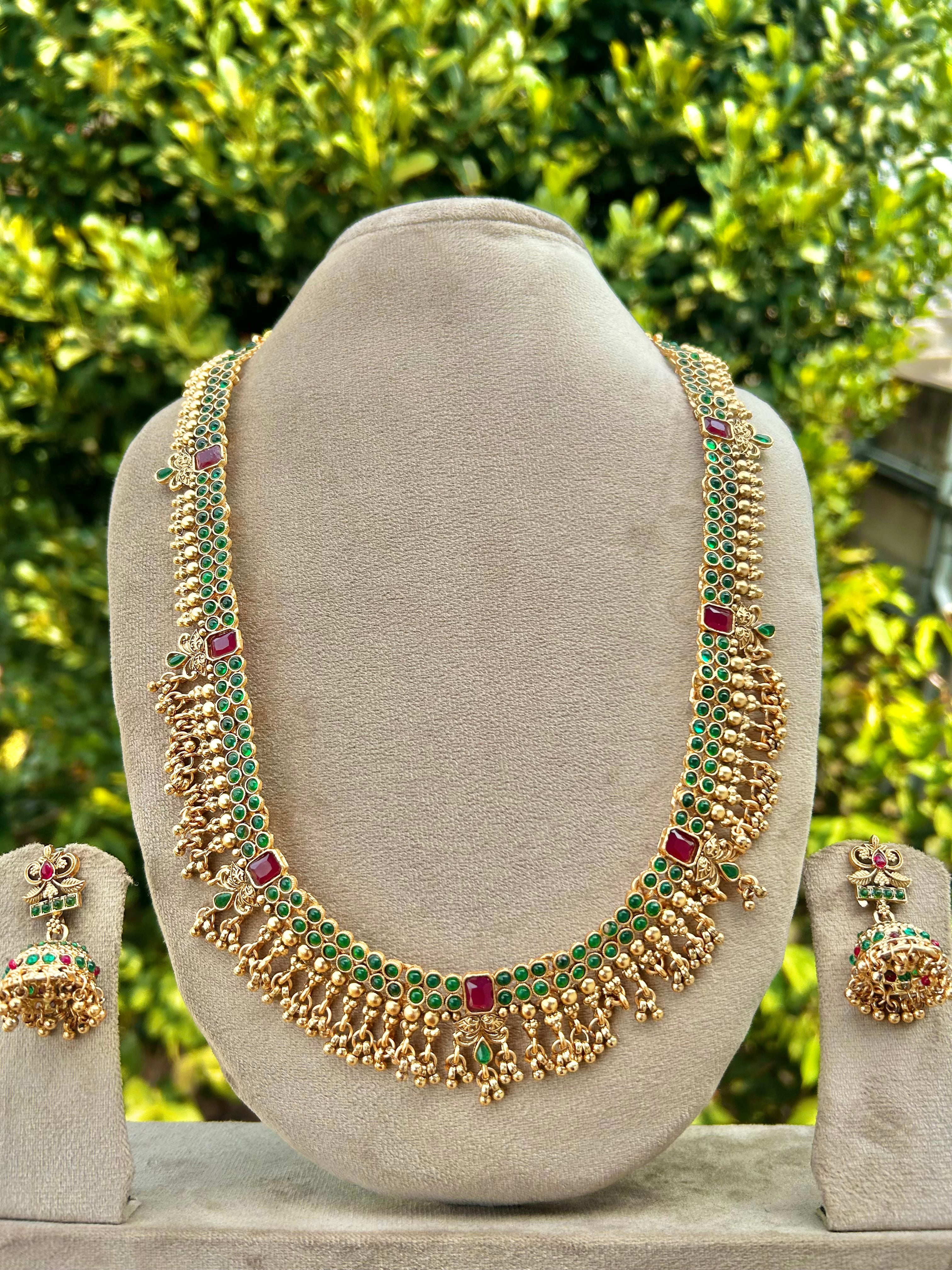 Bindiya Non Idol Kemp Haaram set – Ohbyozy