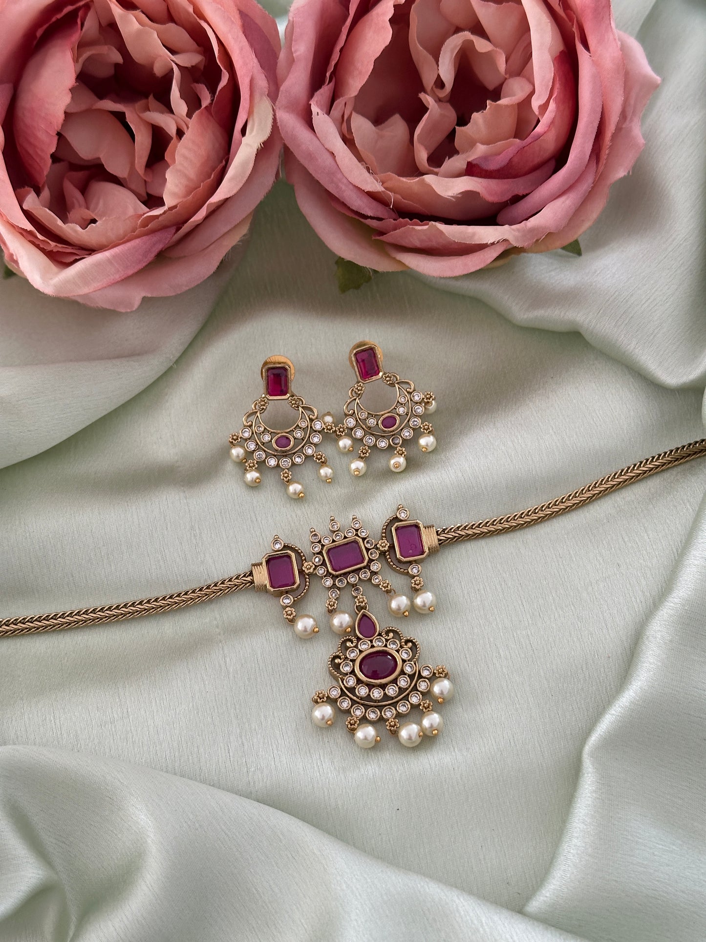 Premium Geethika Attigai choker v2.0
