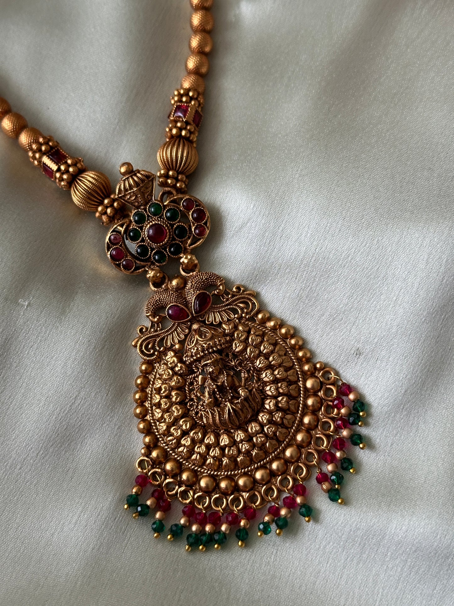 Leela Chettinad Chain with Jhumkas