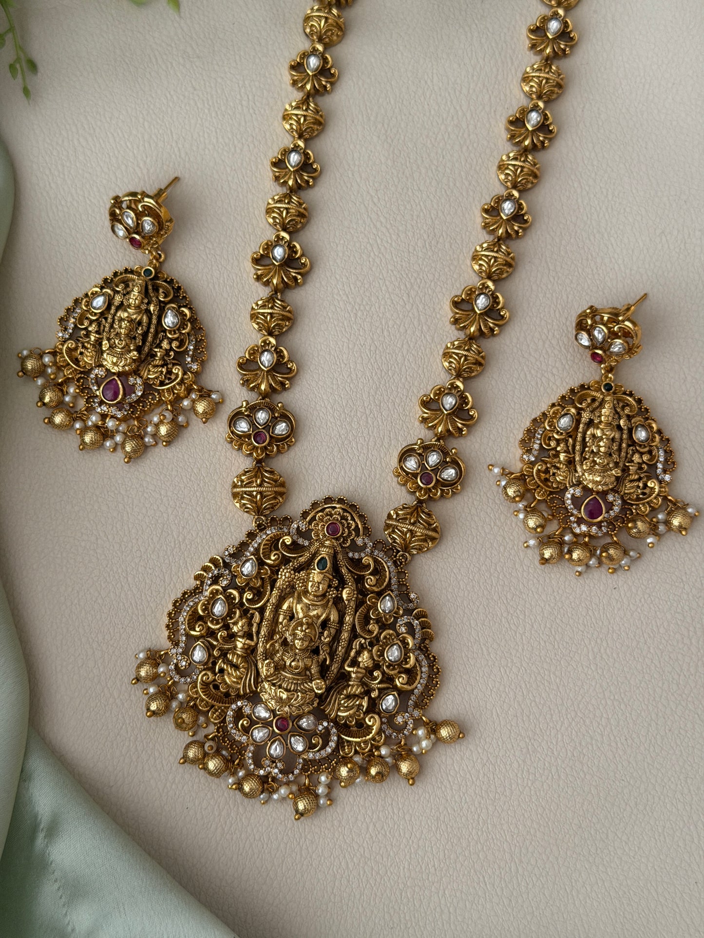 Anjaneya Antique Polki Haaram