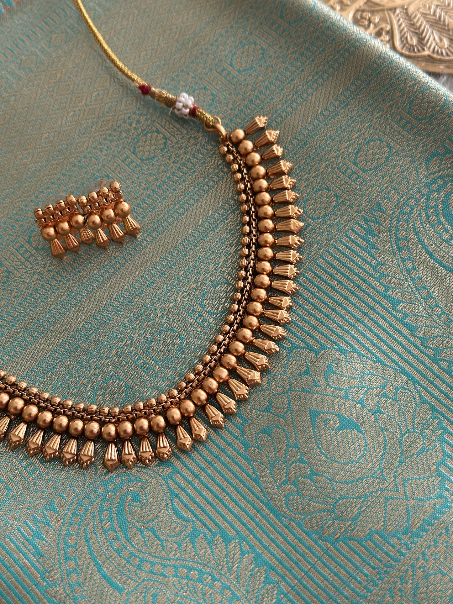 Simple Gold Sufi Necklace
