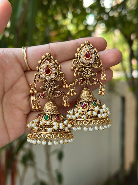 Non audio AD x Antique Jhumkas