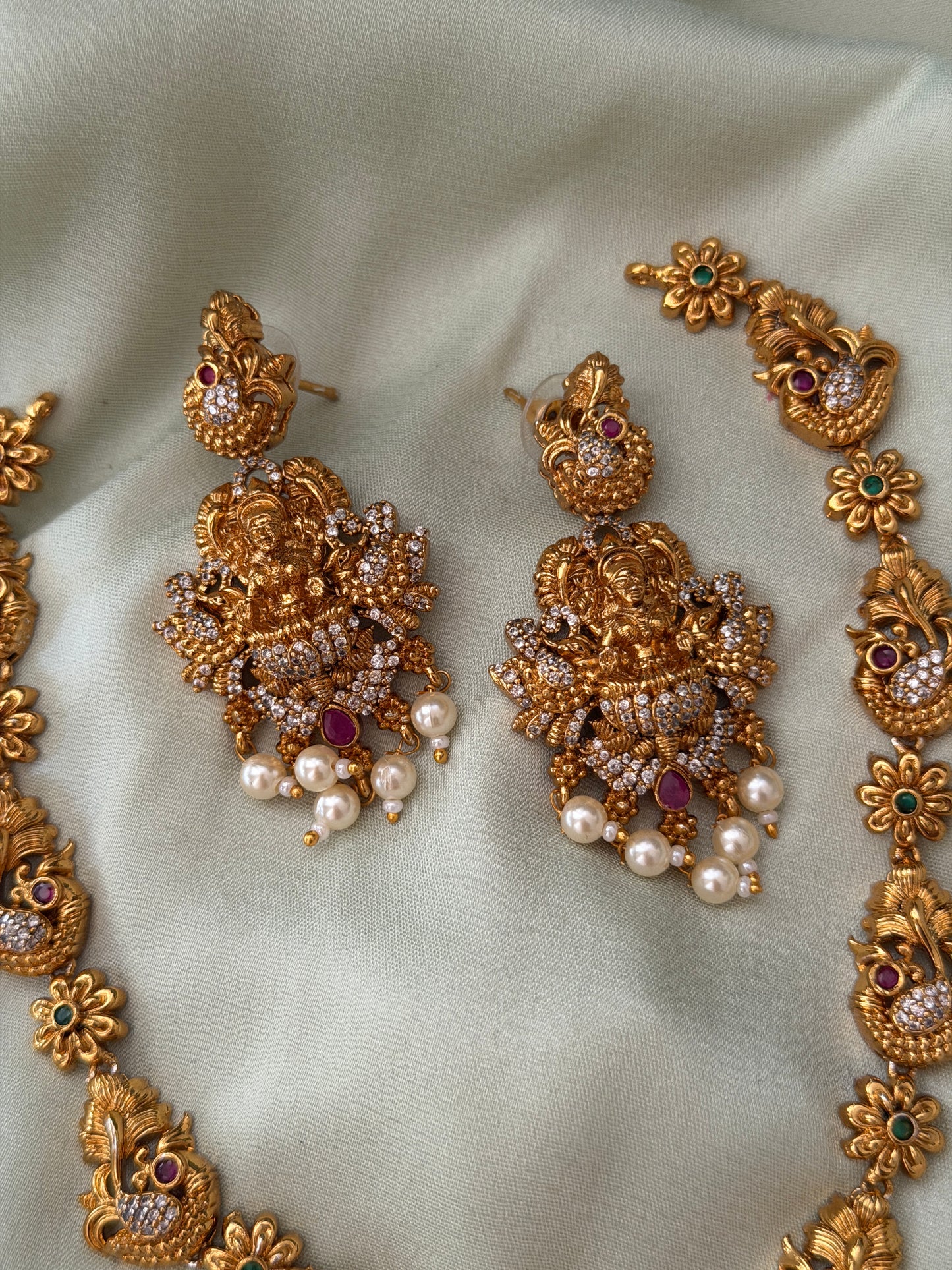Malagha Gold Long Necklace