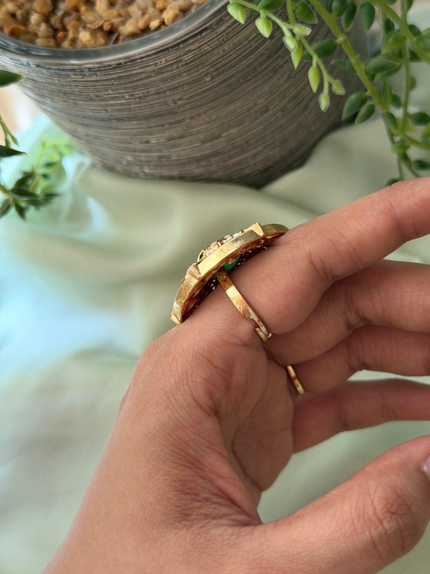 Jadau Chakra Rings