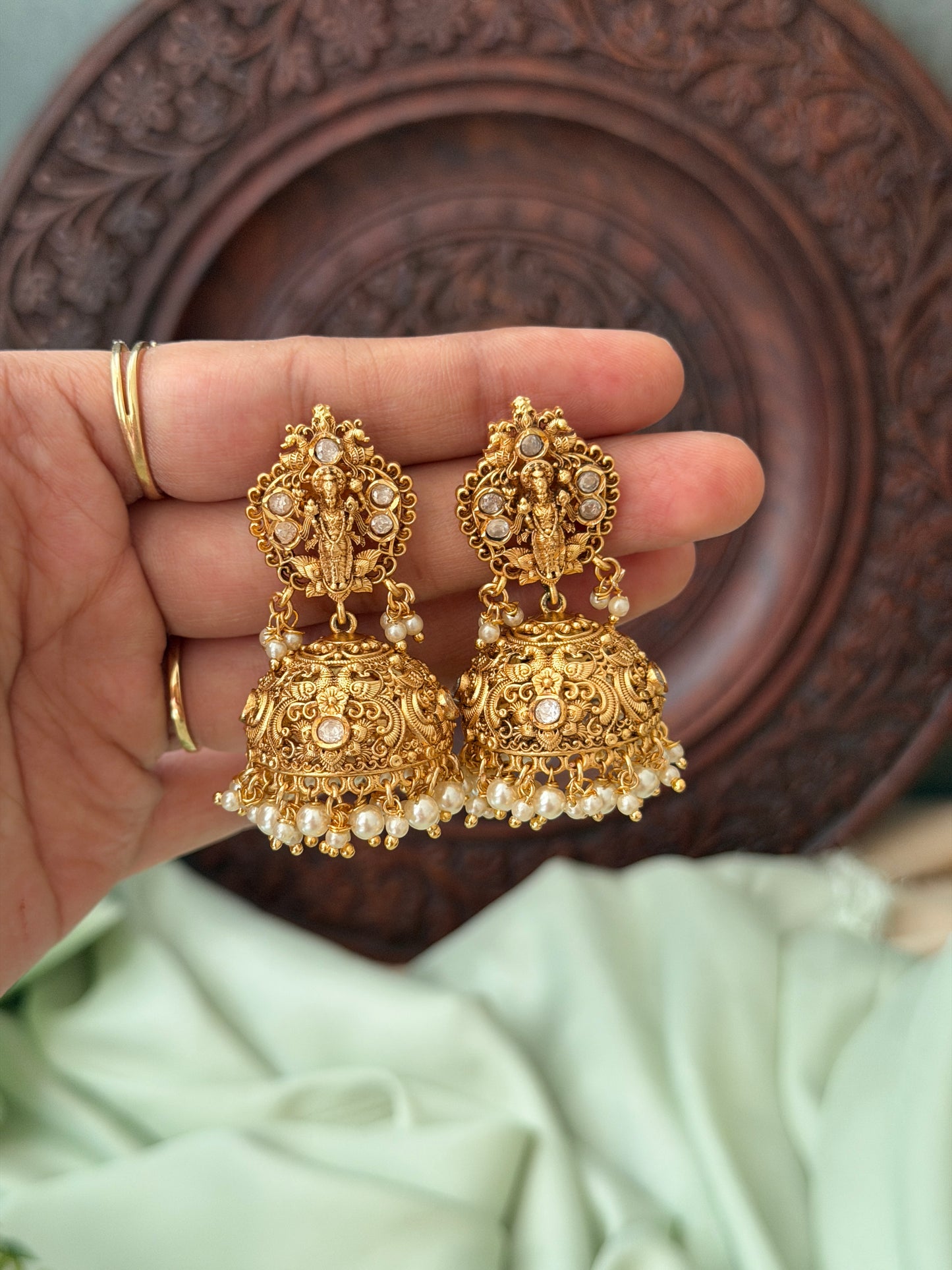 Padmanabha Jhumkas