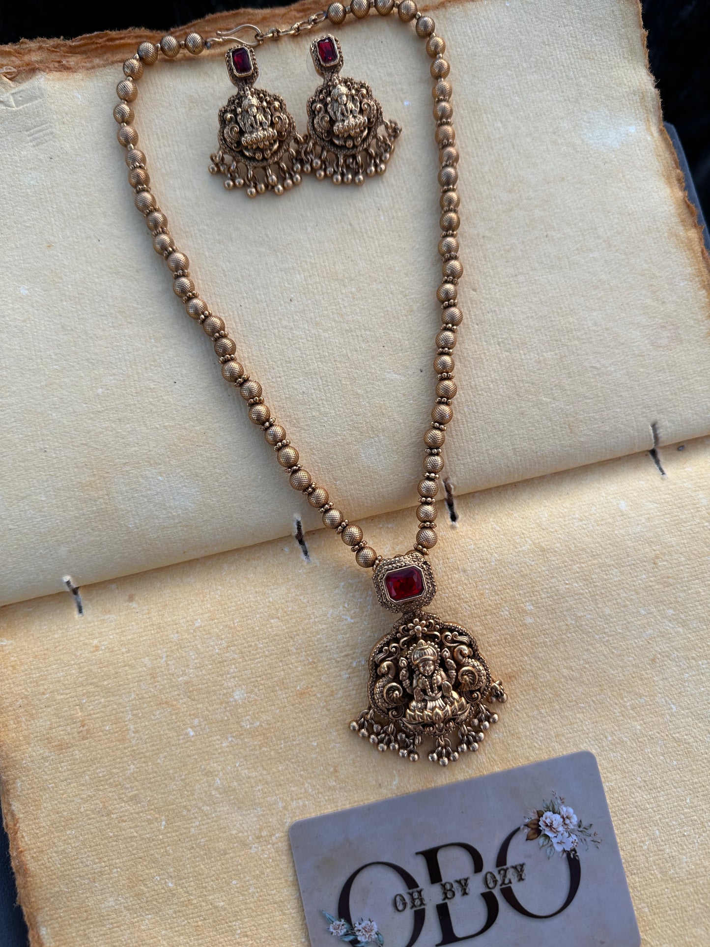Precious Stone Chettinad Short Haaram