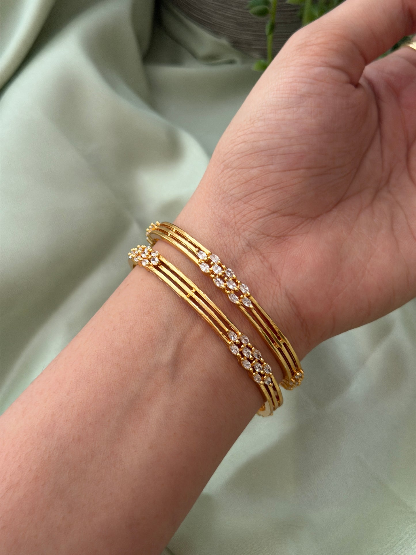 Zofy Diamond Bangles