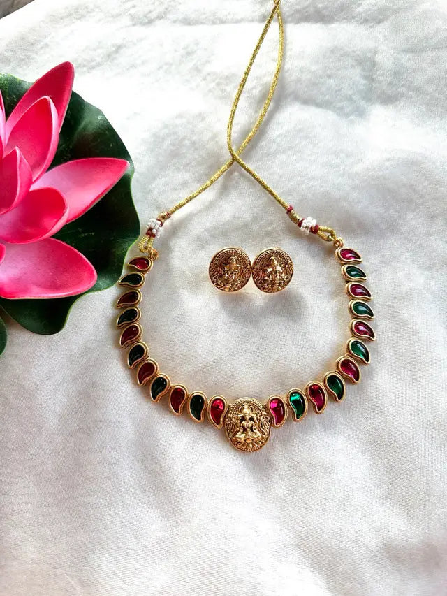 Tear Drop Devi Necklace