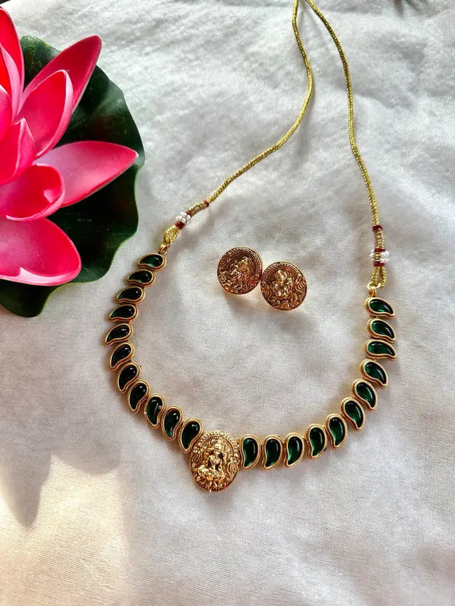 Tear Drop Devi Necklace