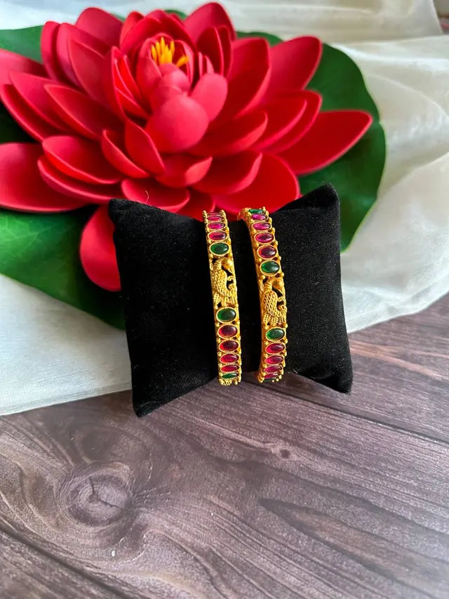 Kemp Peacock Bangles 2.6 (Set of 2)