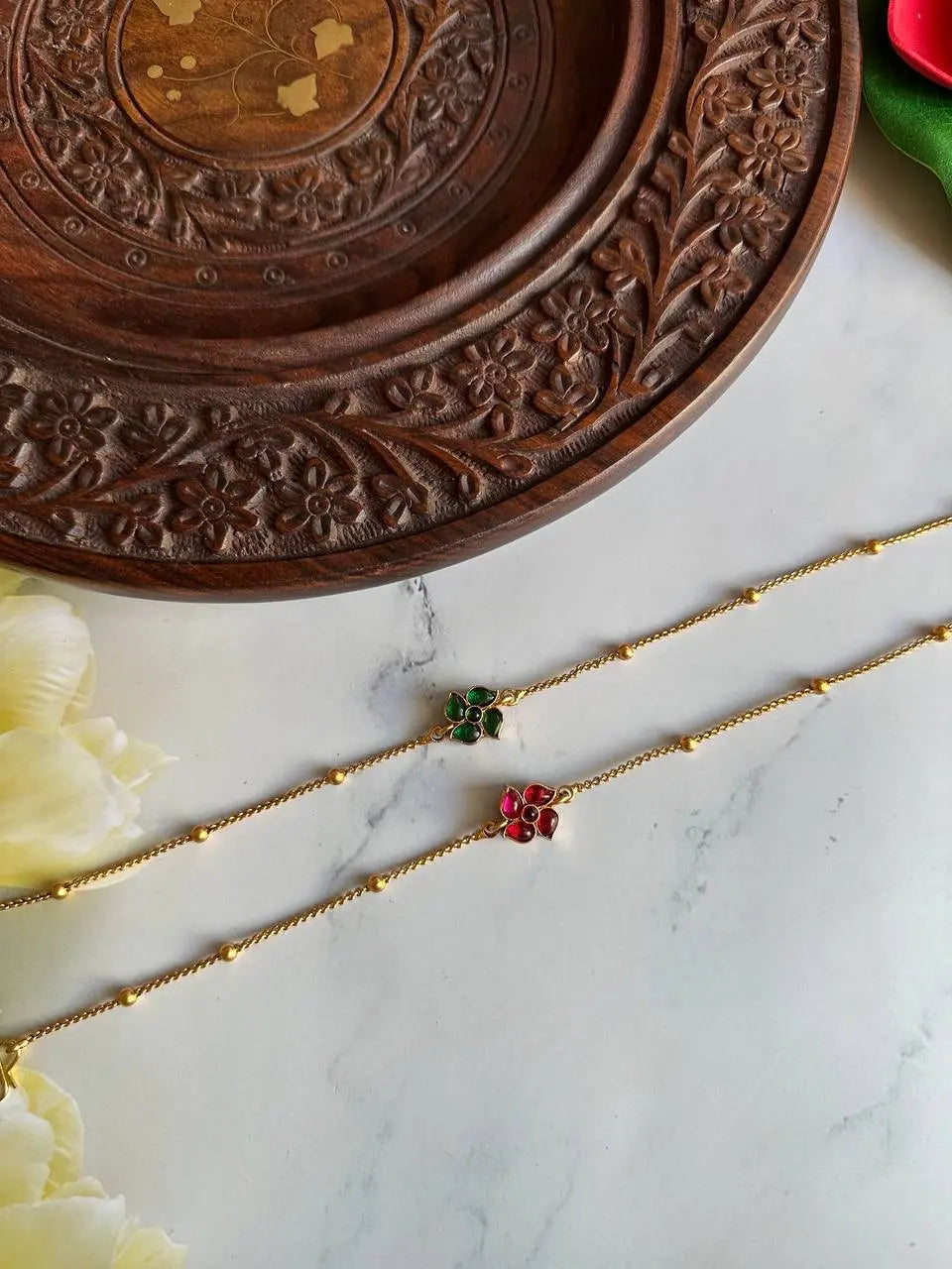 Double Sided Kemp Anklets