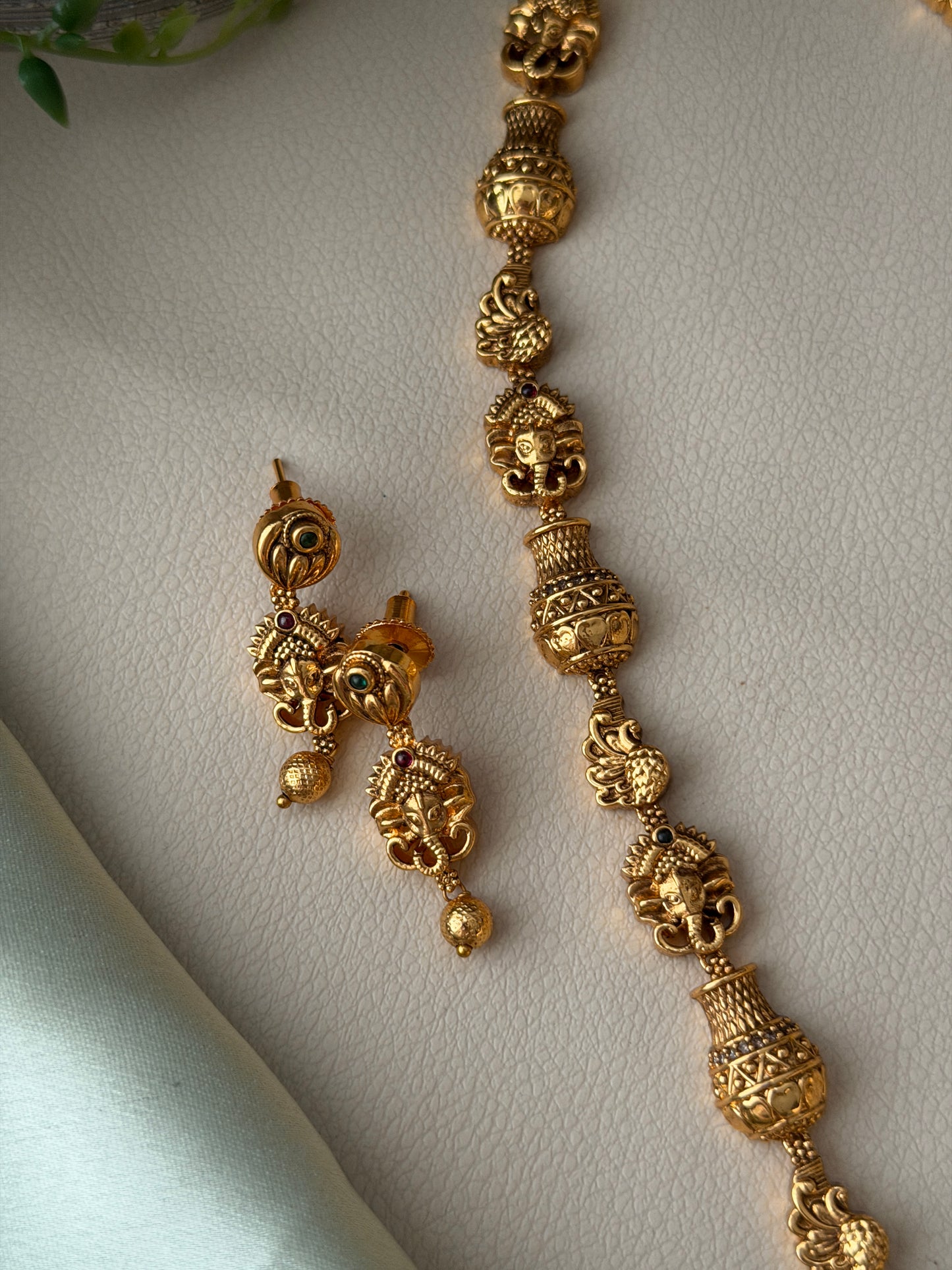 Rashidha Gold Replica Mid Haaram