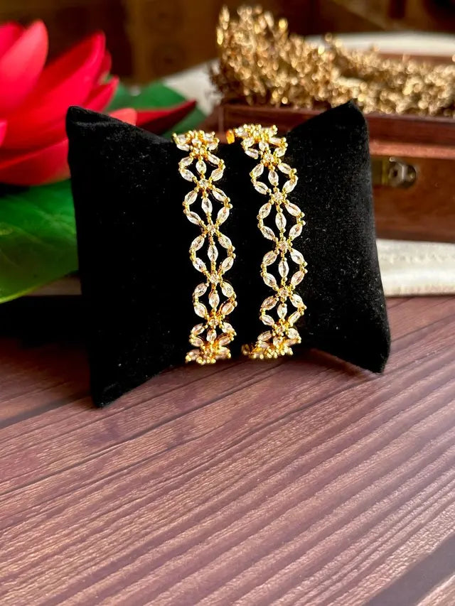 Premium AD Bangles 2.8(Set of 2)