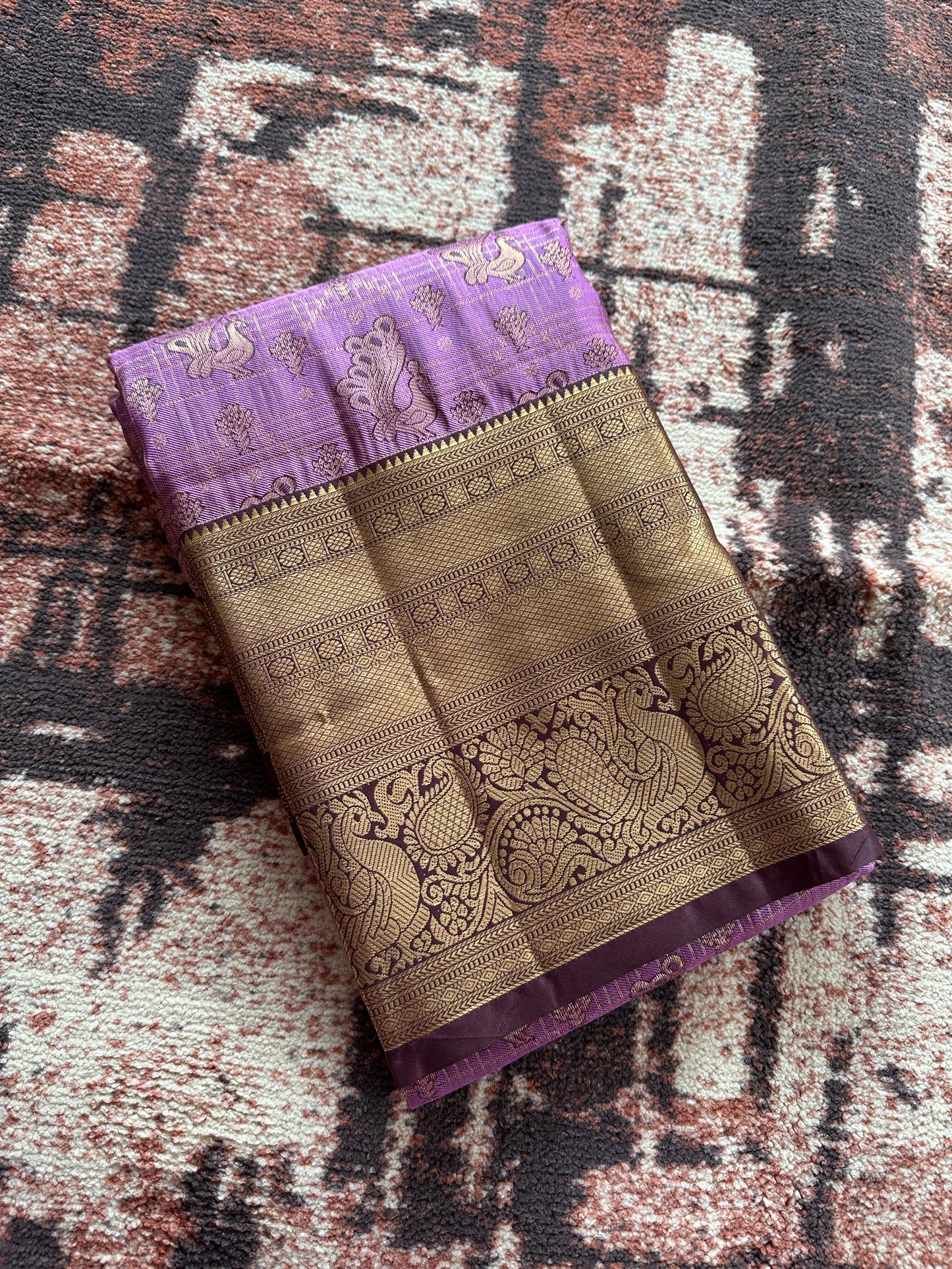 Azura Lavender Vaira Oosi Kanchi Pattu