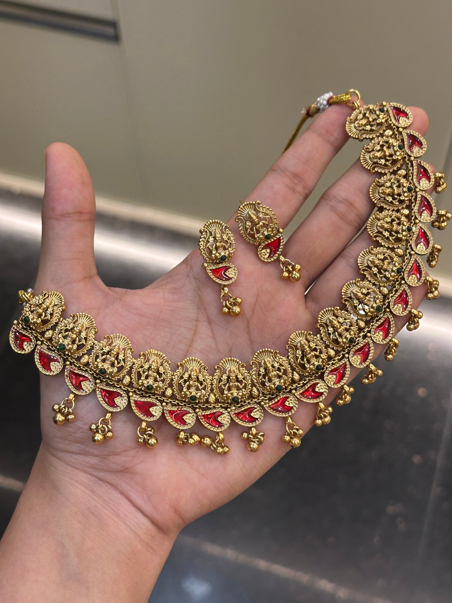 Chitthira Lakshmi Palakka Necklace