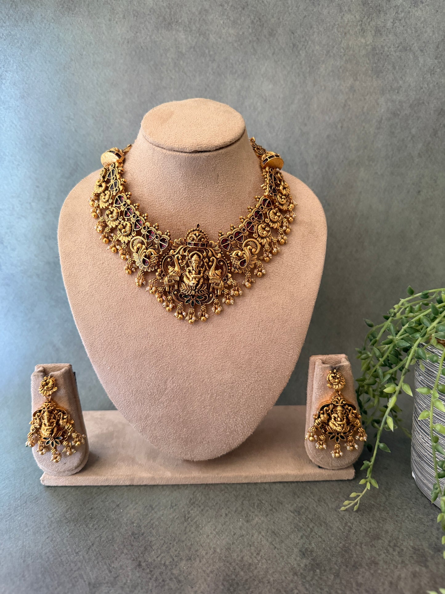 Ganesha x Nagas Necklace (Gold)
