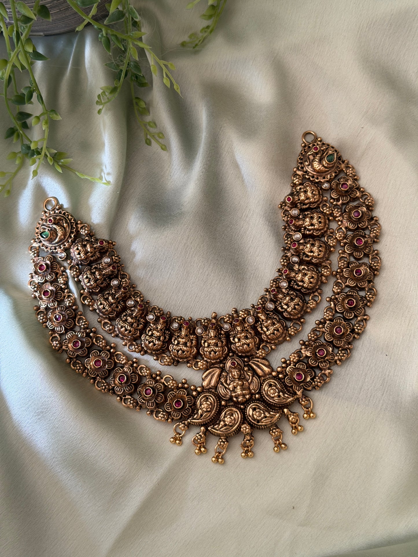 Sharada 1Gm Gold Bridal Necklace