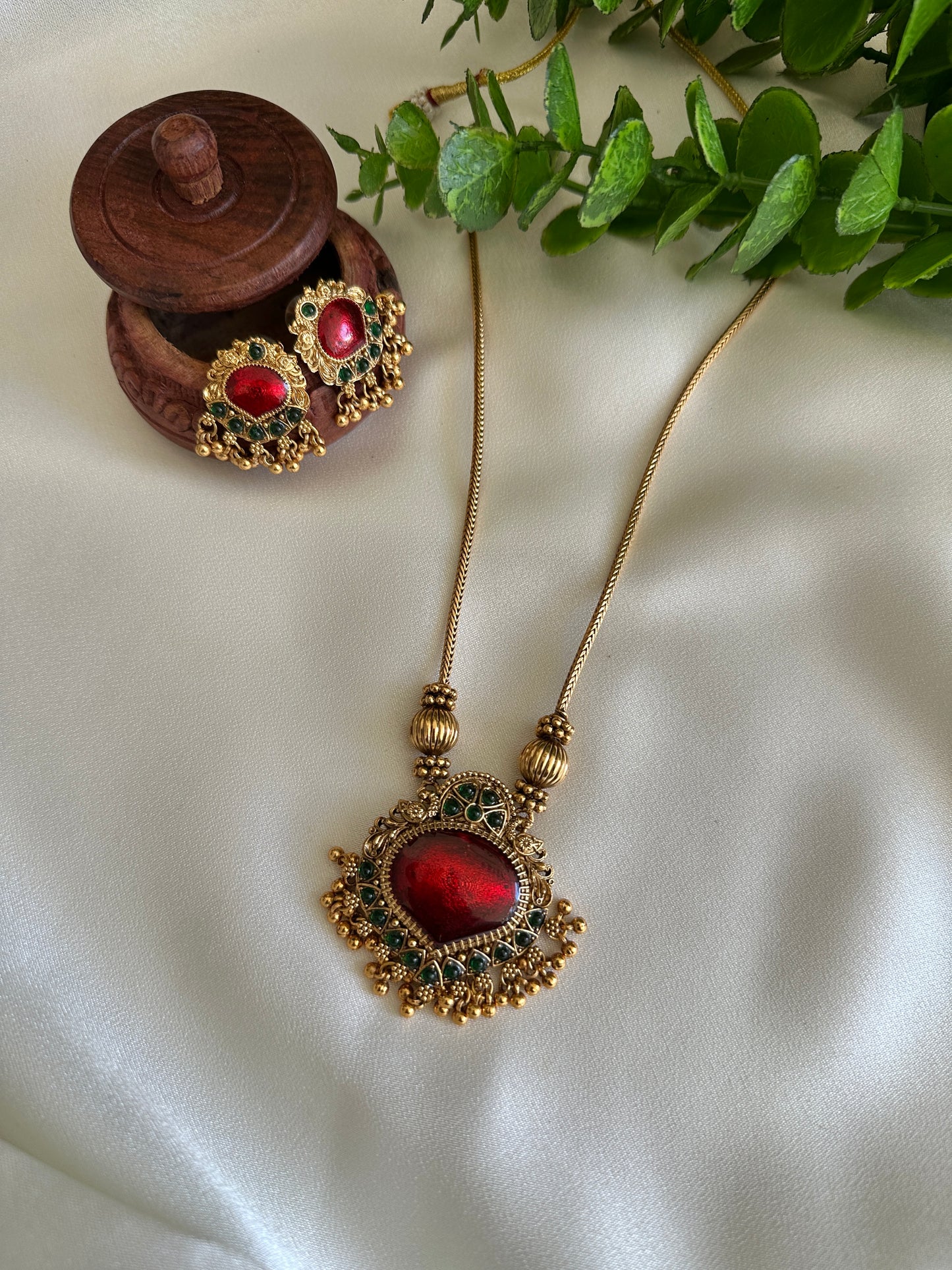 Heart Palakka Pendant