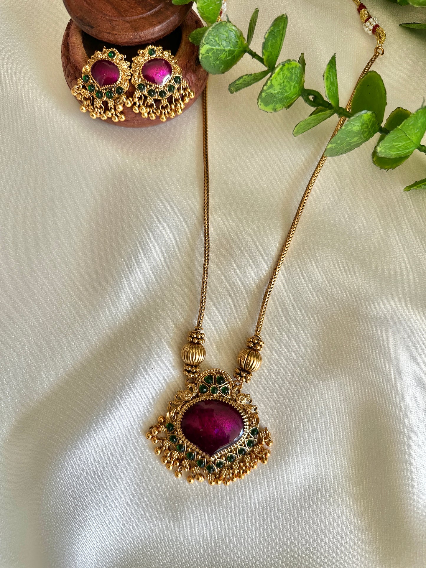 Heart Palakka Pendant