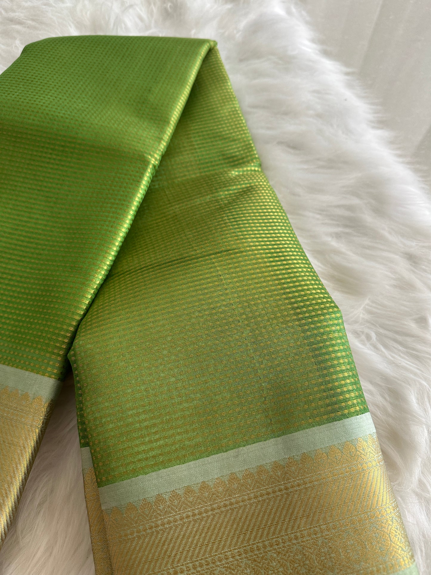 Dual Tone Tissue Organza Saree
