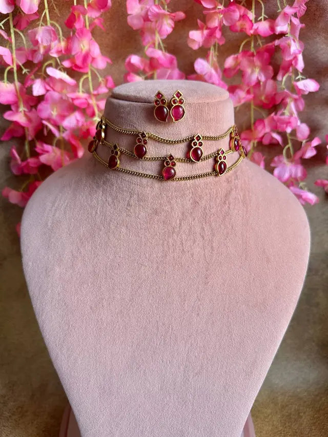 Three Layer Maanga Choker