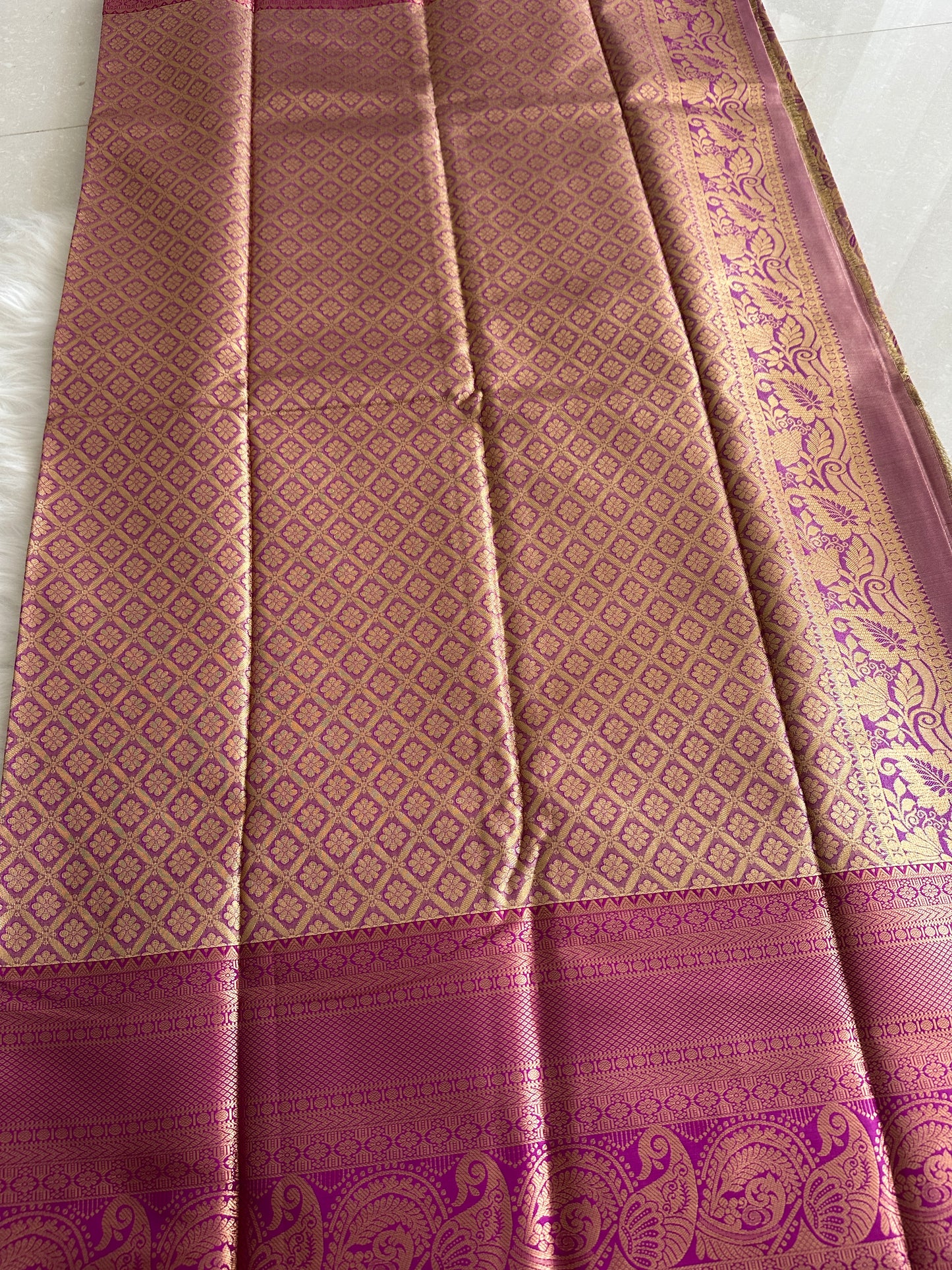Wild Orchid Kanchi Tissue Pattu