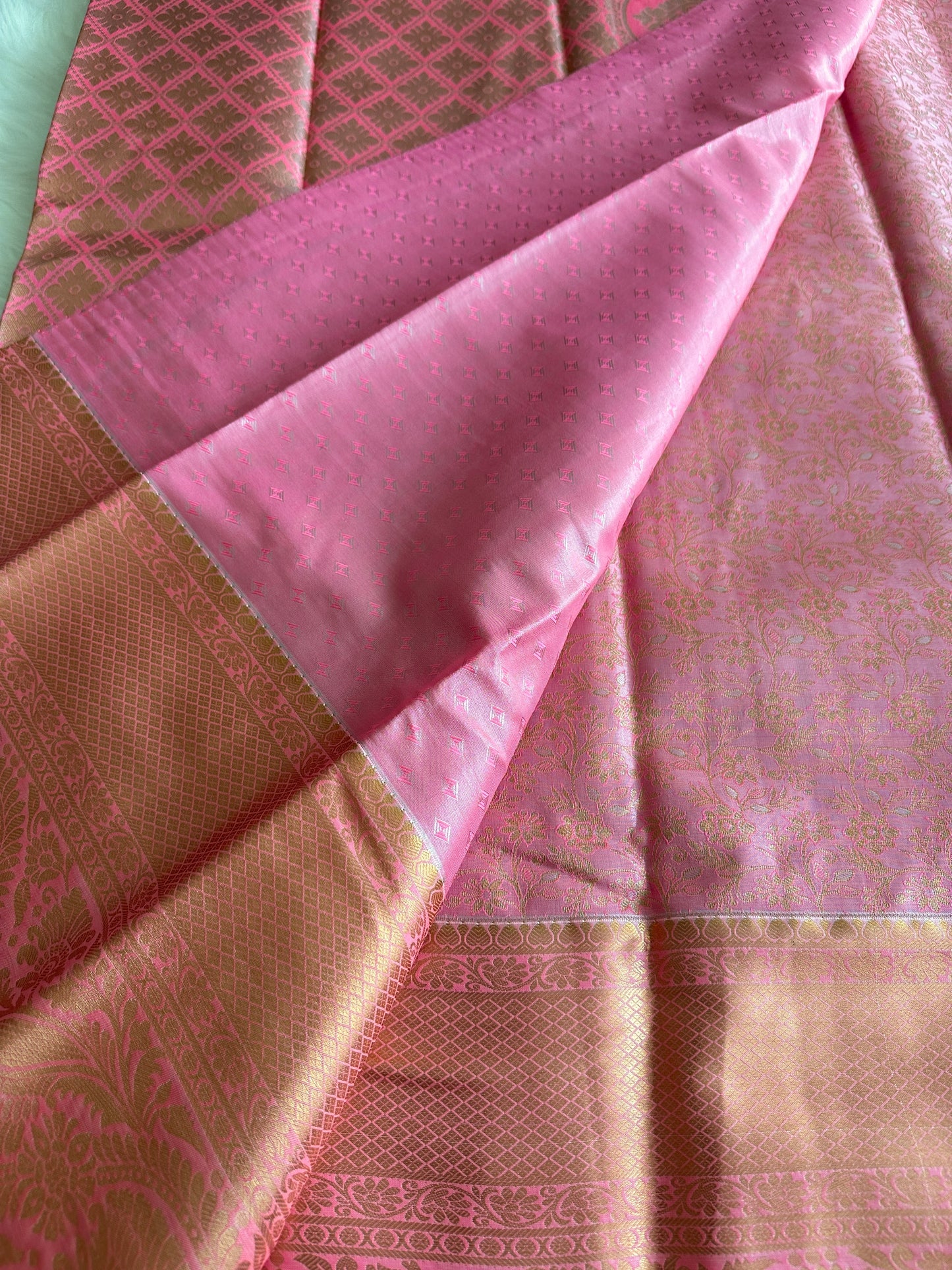 Candy Floss Kanchi Tissue Pattu